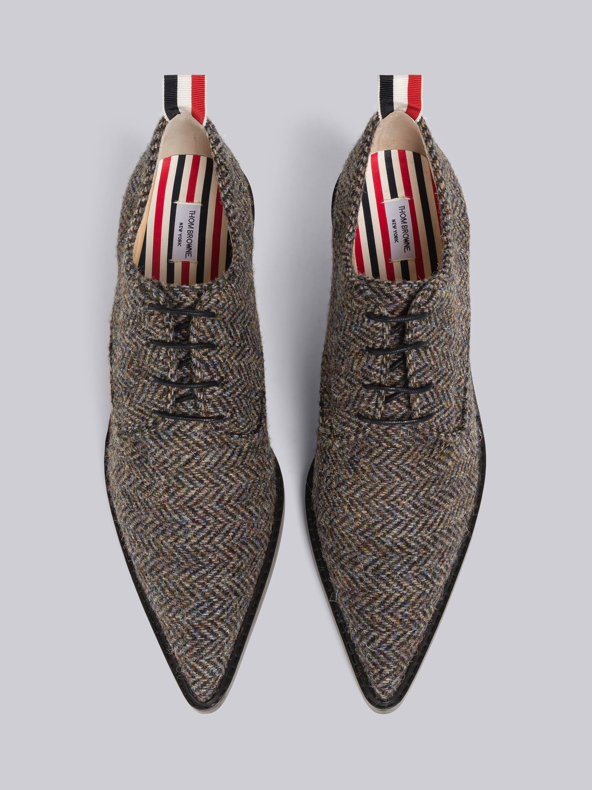 Herringbone Curved Heel Uniform Shoe - 4