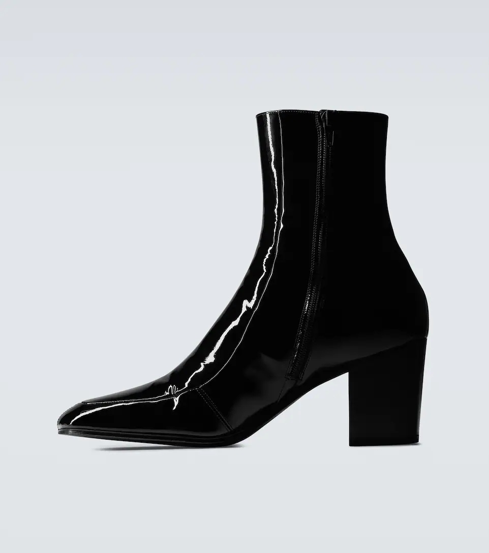 Beau patent leather ankle boots - 3