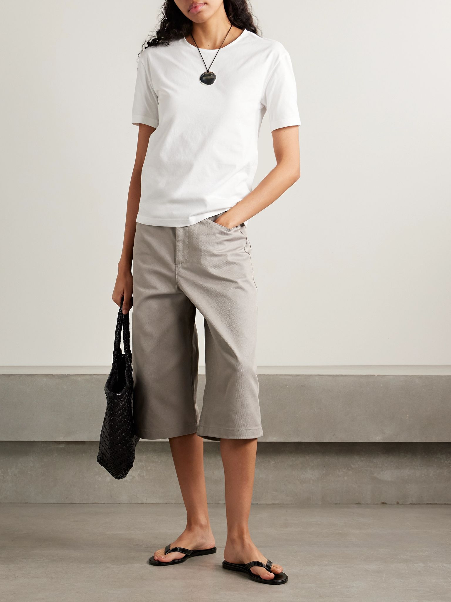 Organic cotton-jersey T-shirt White - 2
