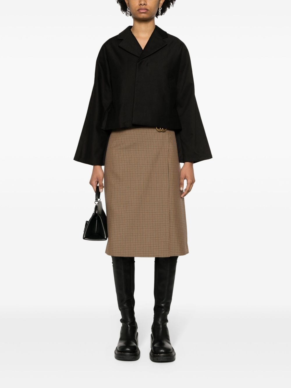 cropped fitted jacket - 2