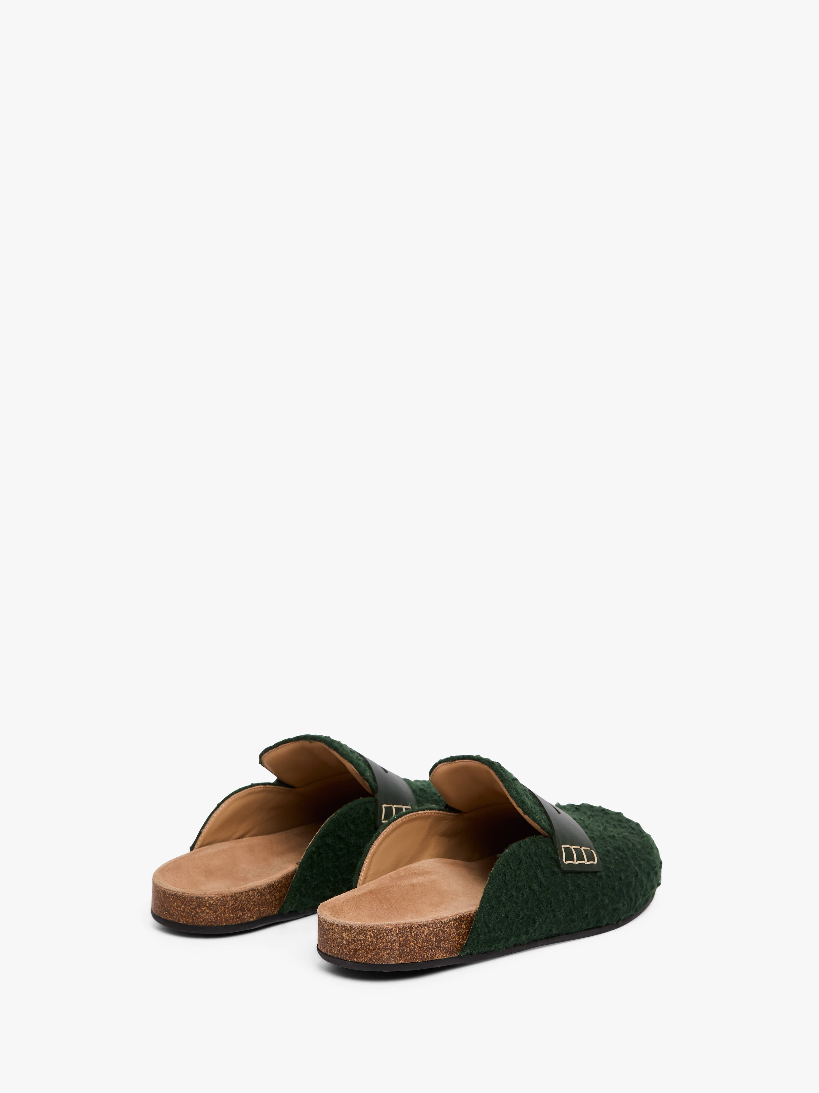 FELT LOAFER MULES - 3