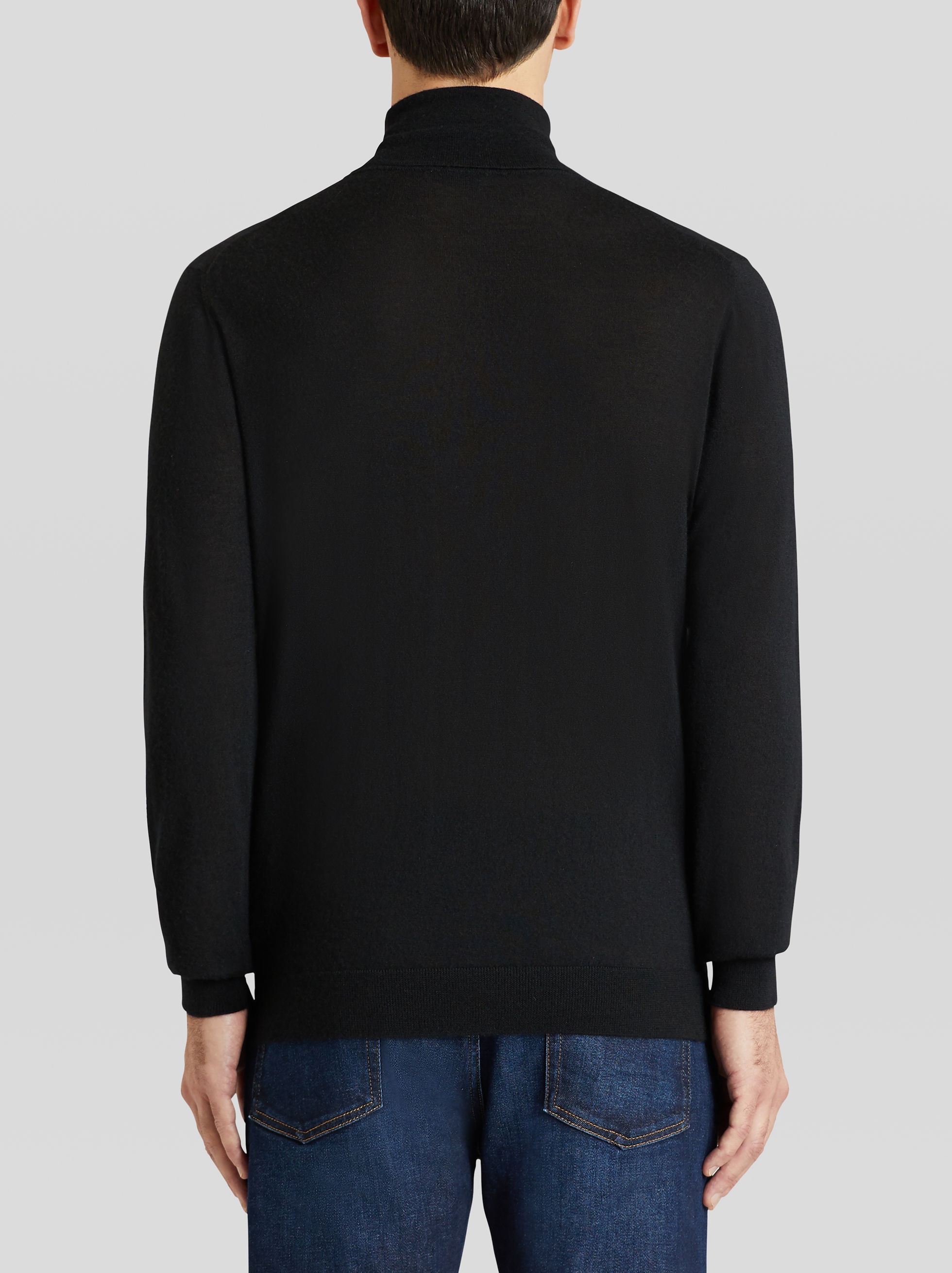 POLO NECK CASHMERE JUMPER - 4