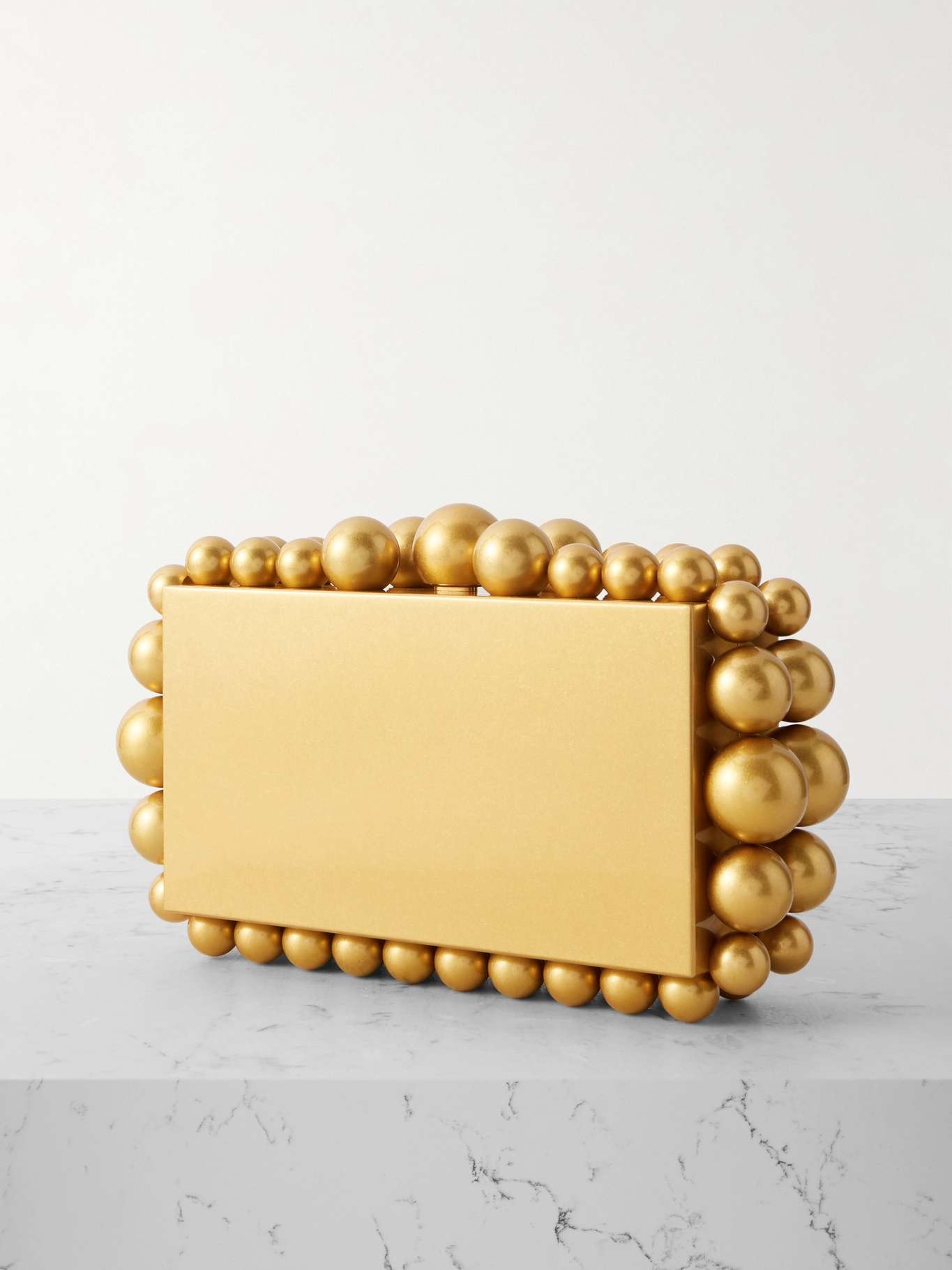 Eos beaded gold-tone clutch Gold - 3