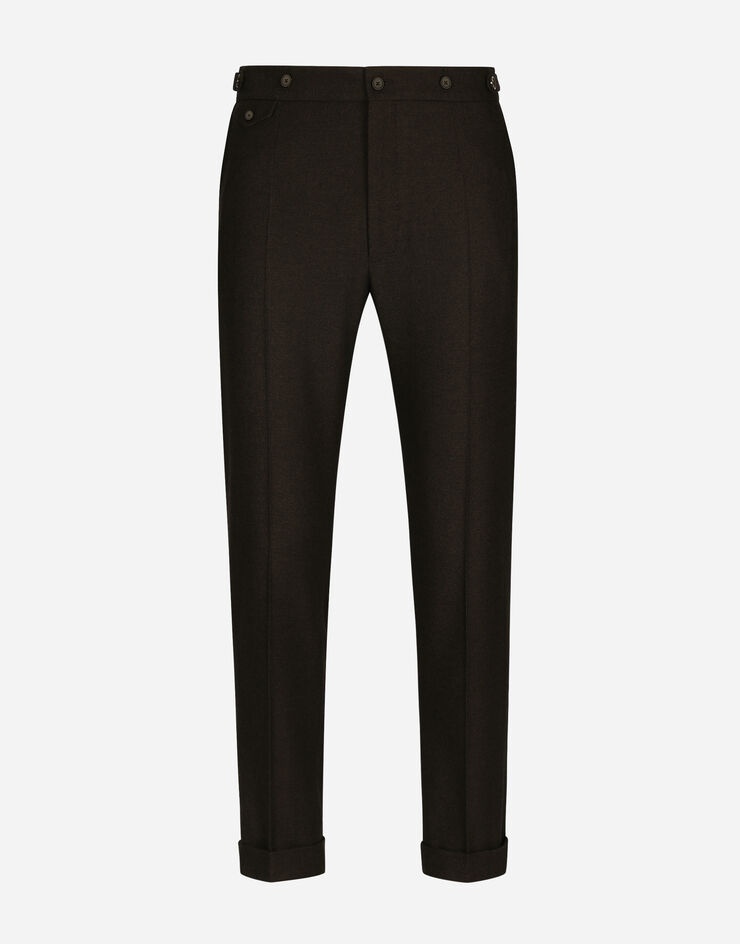 Stretch wool pants with Re-Edition label - 1