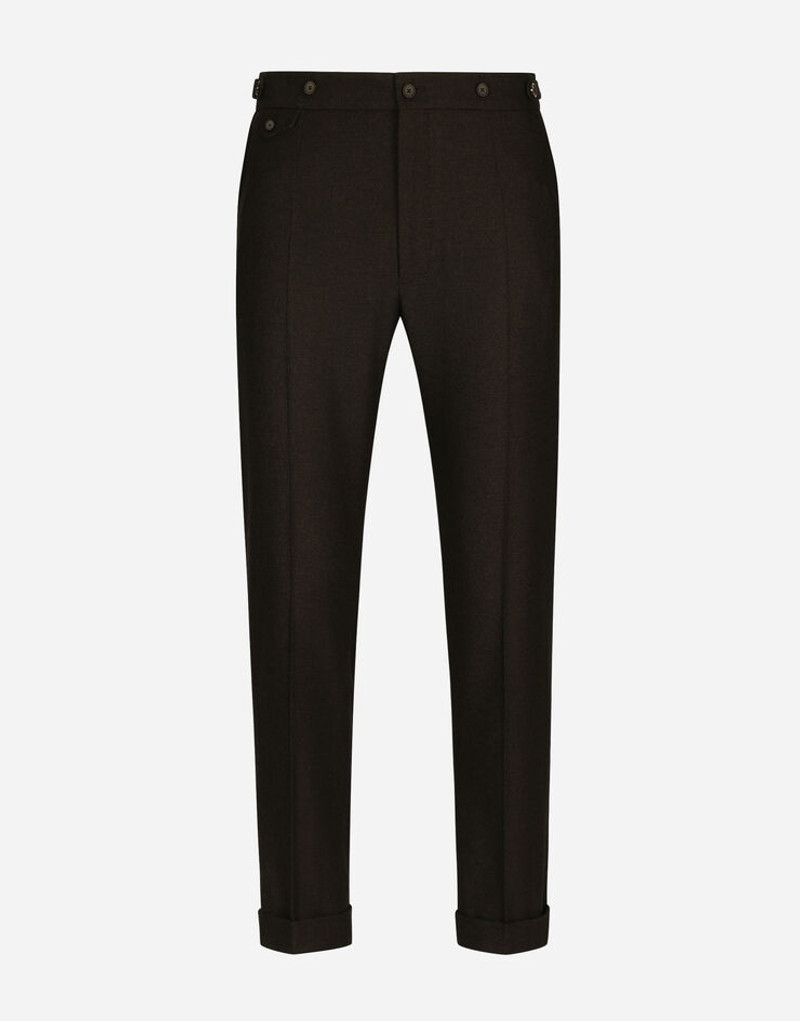 Stretch wool pants with Re-Edition label 1