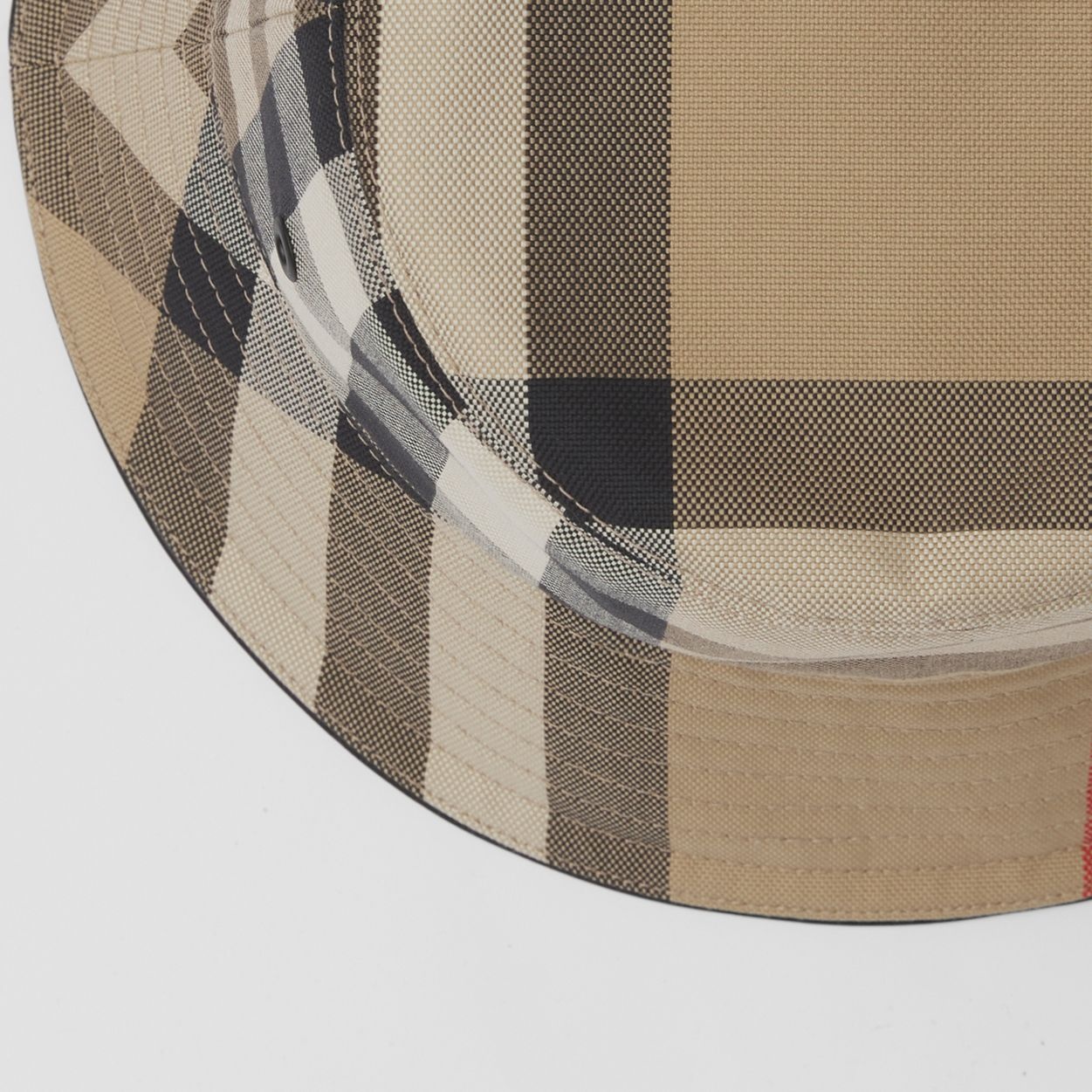 Check Cotton Bucket Hat - 7