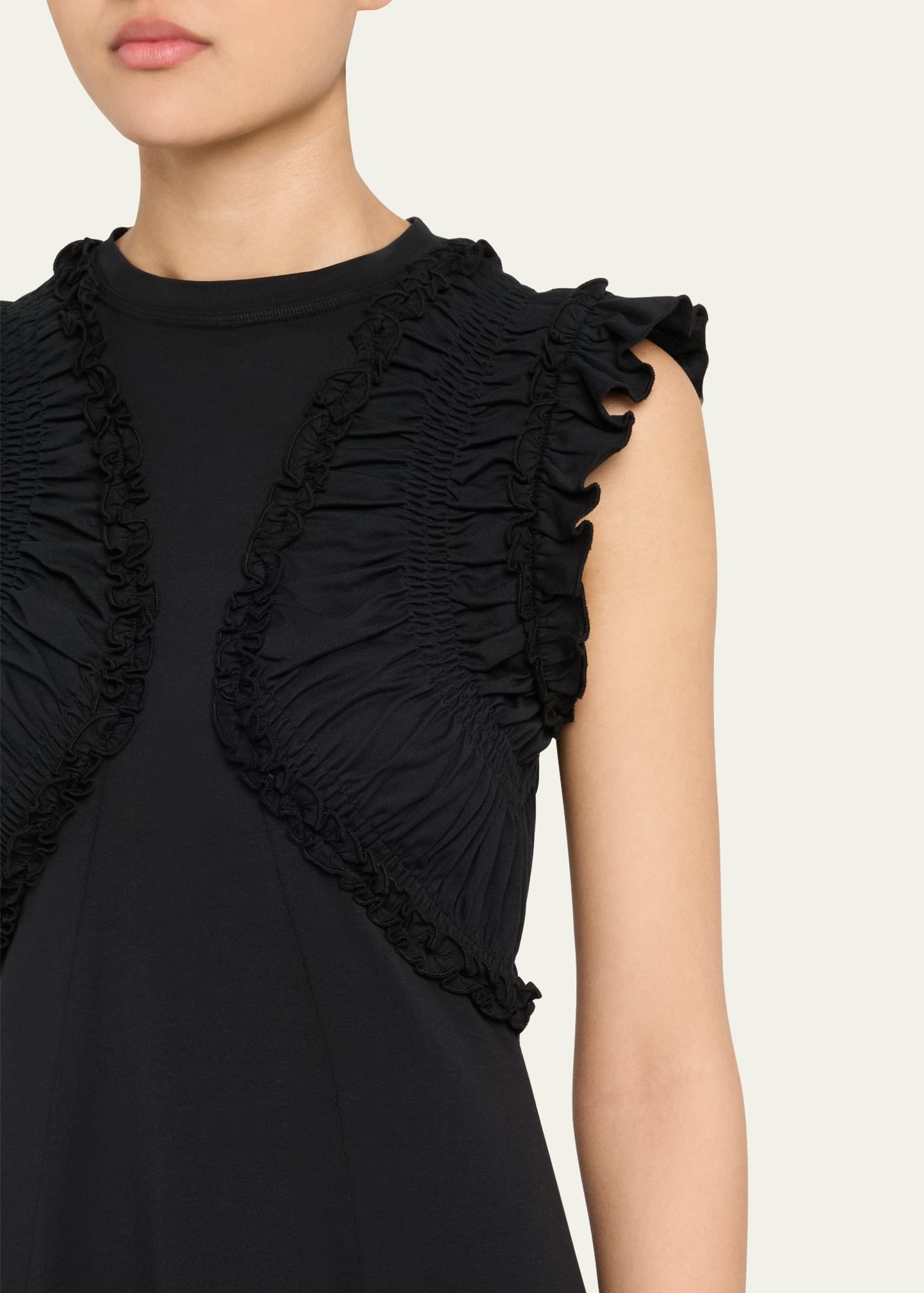 Shiva Sleeveless Ruffled Midi Dress - 5