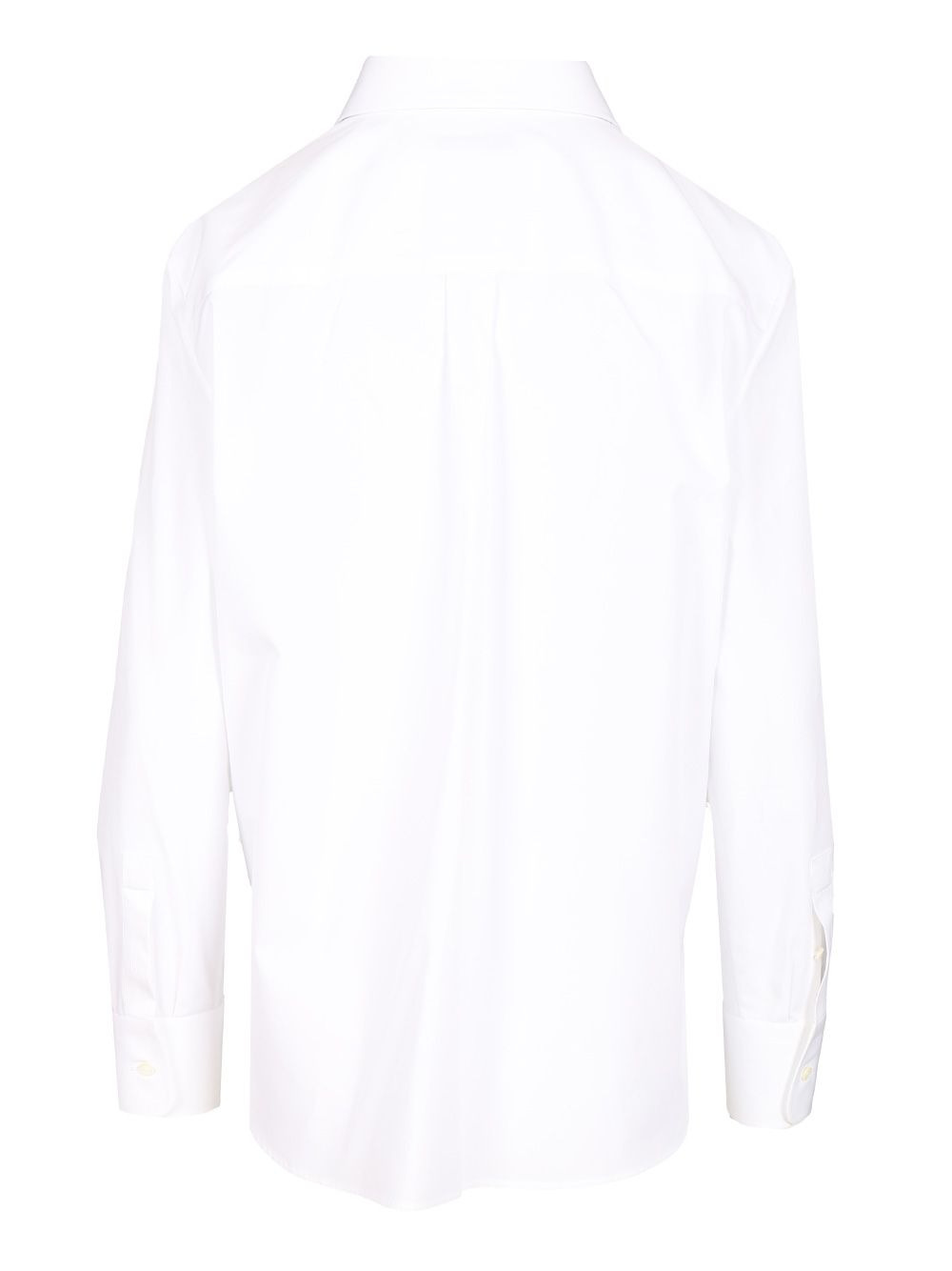 Cotton Poplin Shirt Shirts White - 2