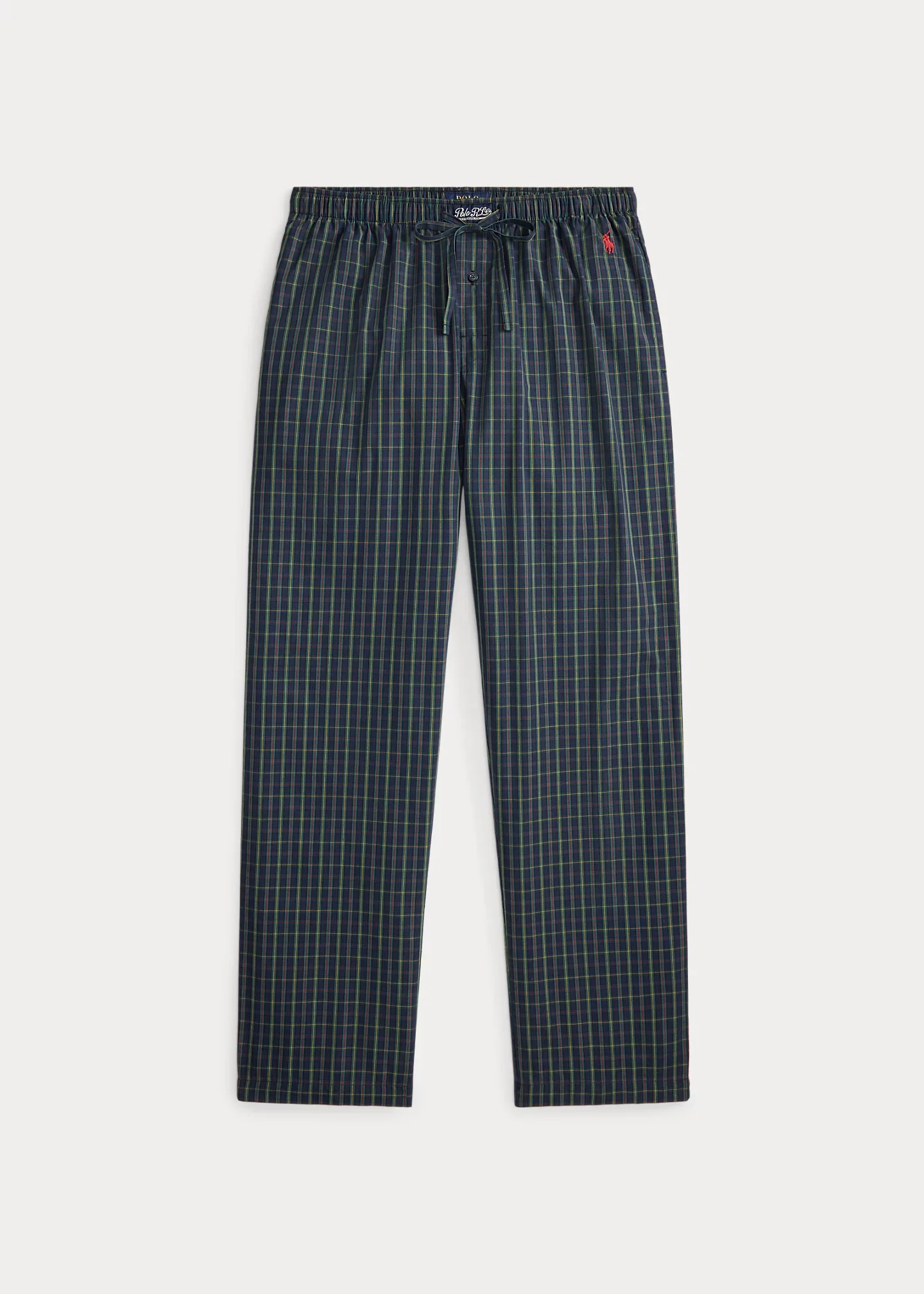 Plaid Cotton Pajama Pant - 1