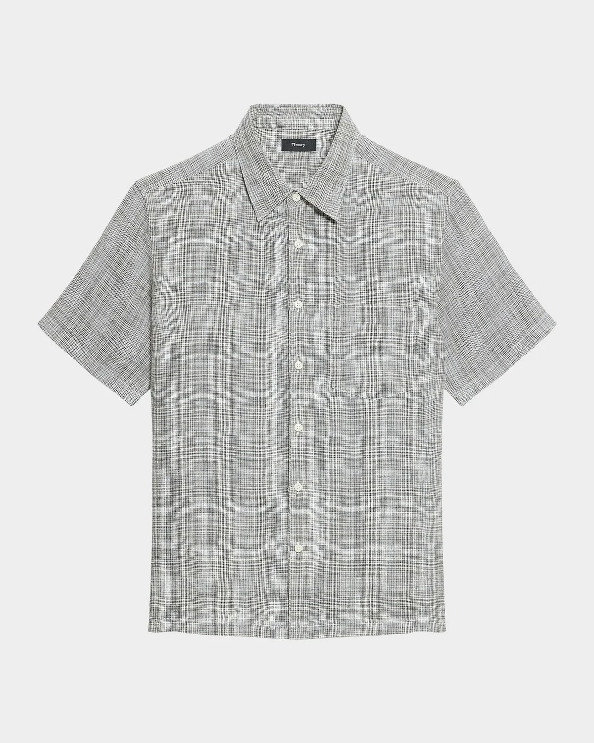 Men's Irving Plaid Linen Shirt - 1