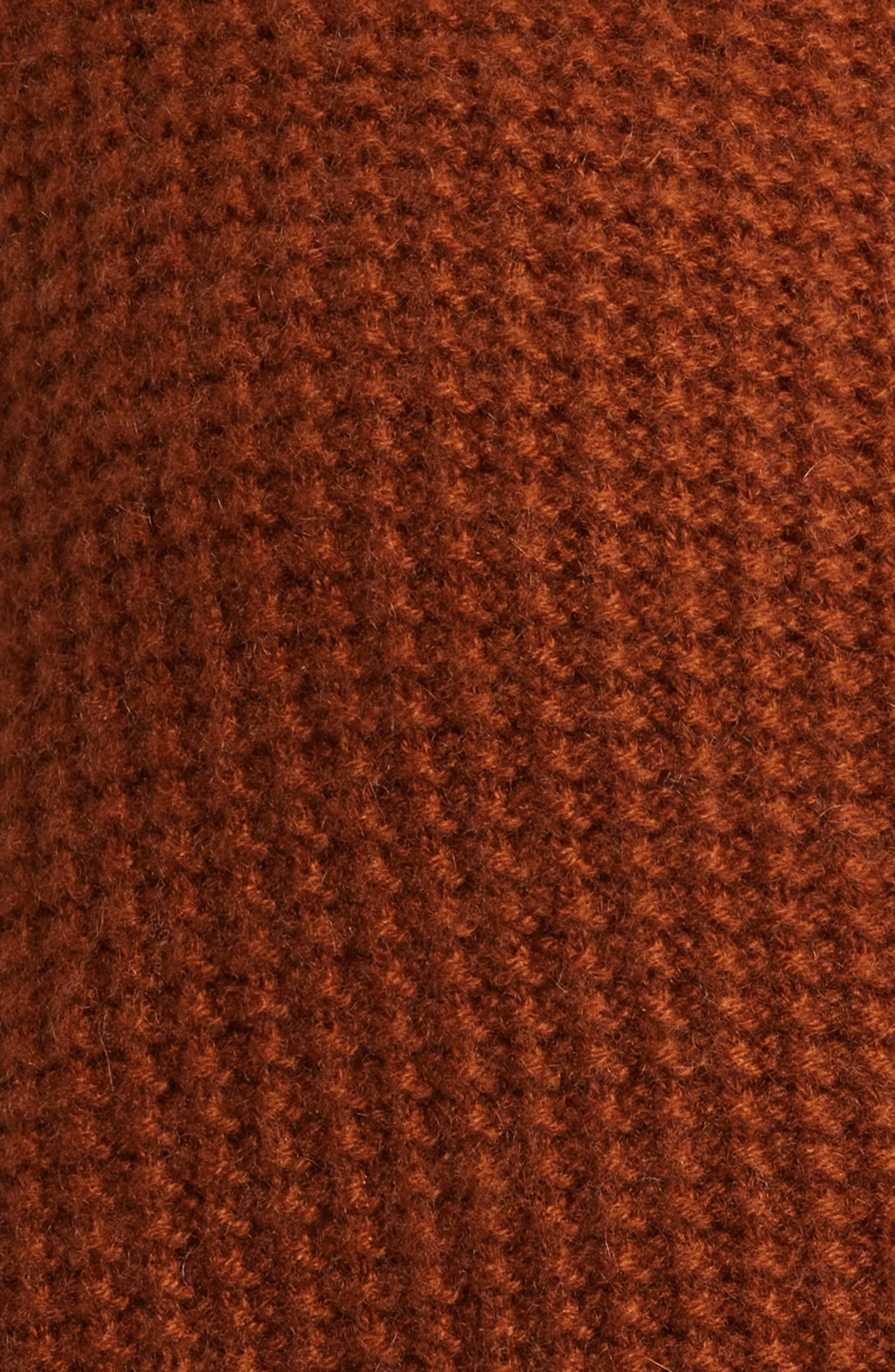 FRAME Wool & Cashmere Cardigan in Rust at Nordstrom - 6