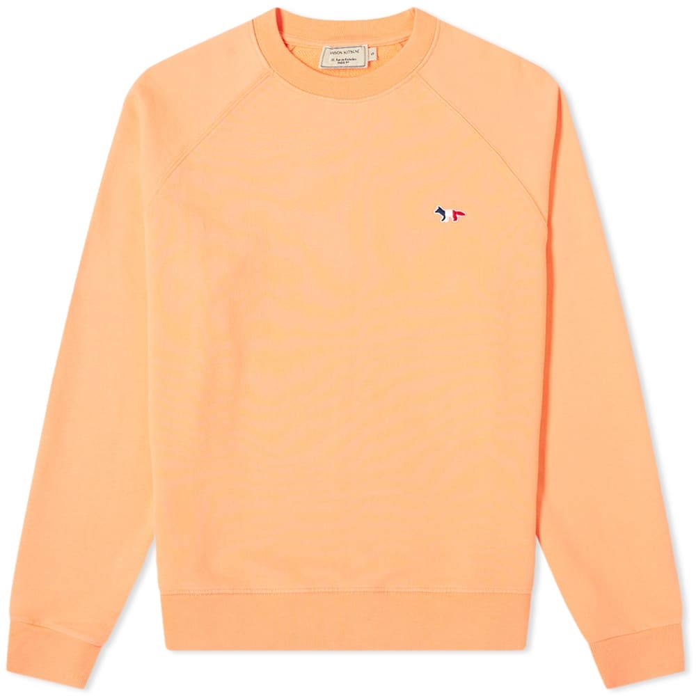 Maison Kitsuné Tricolour Fox Patch Crew - 1