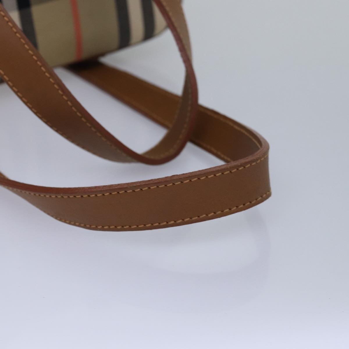 Burberry Nova Check Hand Bag Canvas Beige - 7