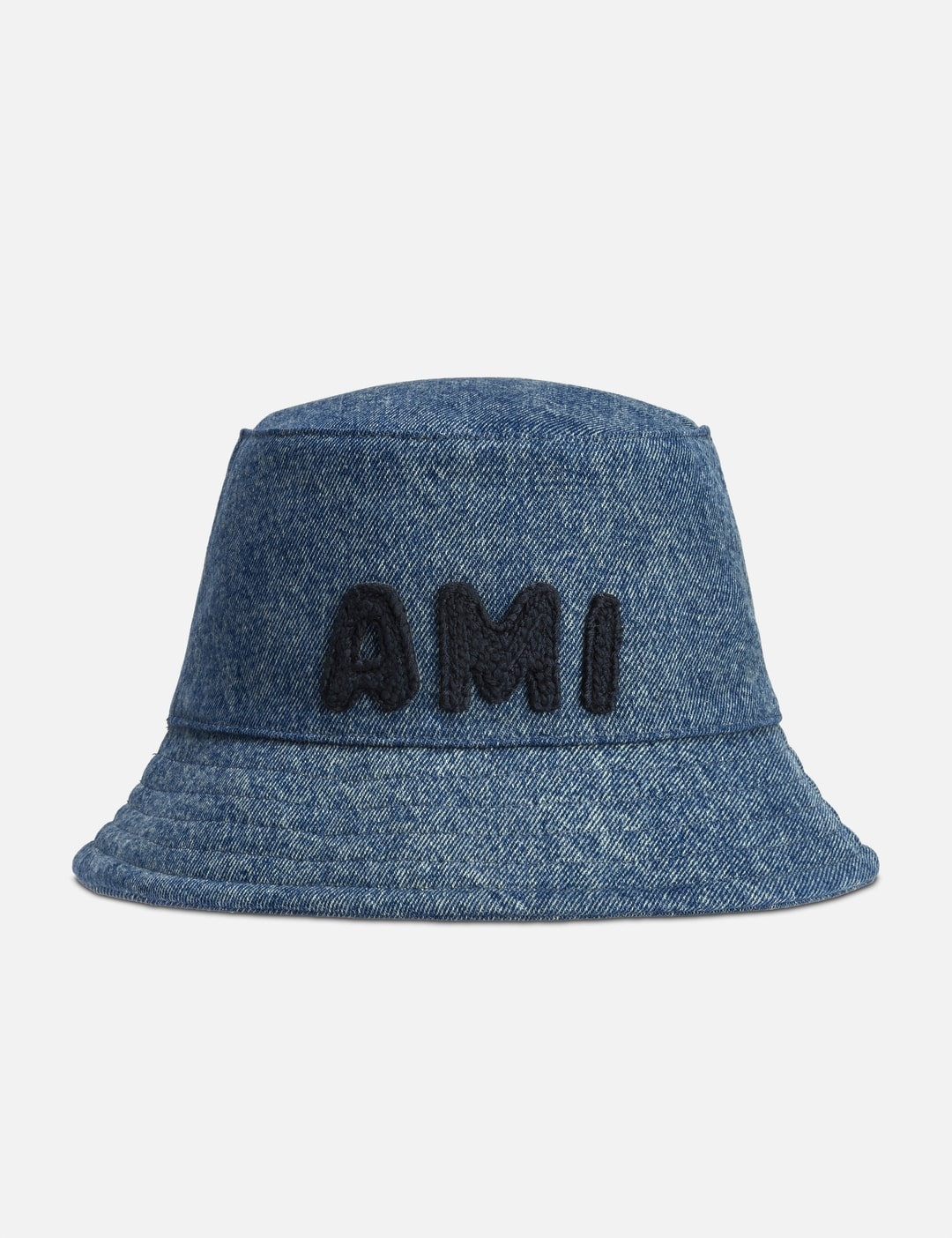 AMI Paris バケットハット デニム AMI Paris COTTON AMI PARIS PATCH BUCKET HAT | hbx | REVERSIBLE