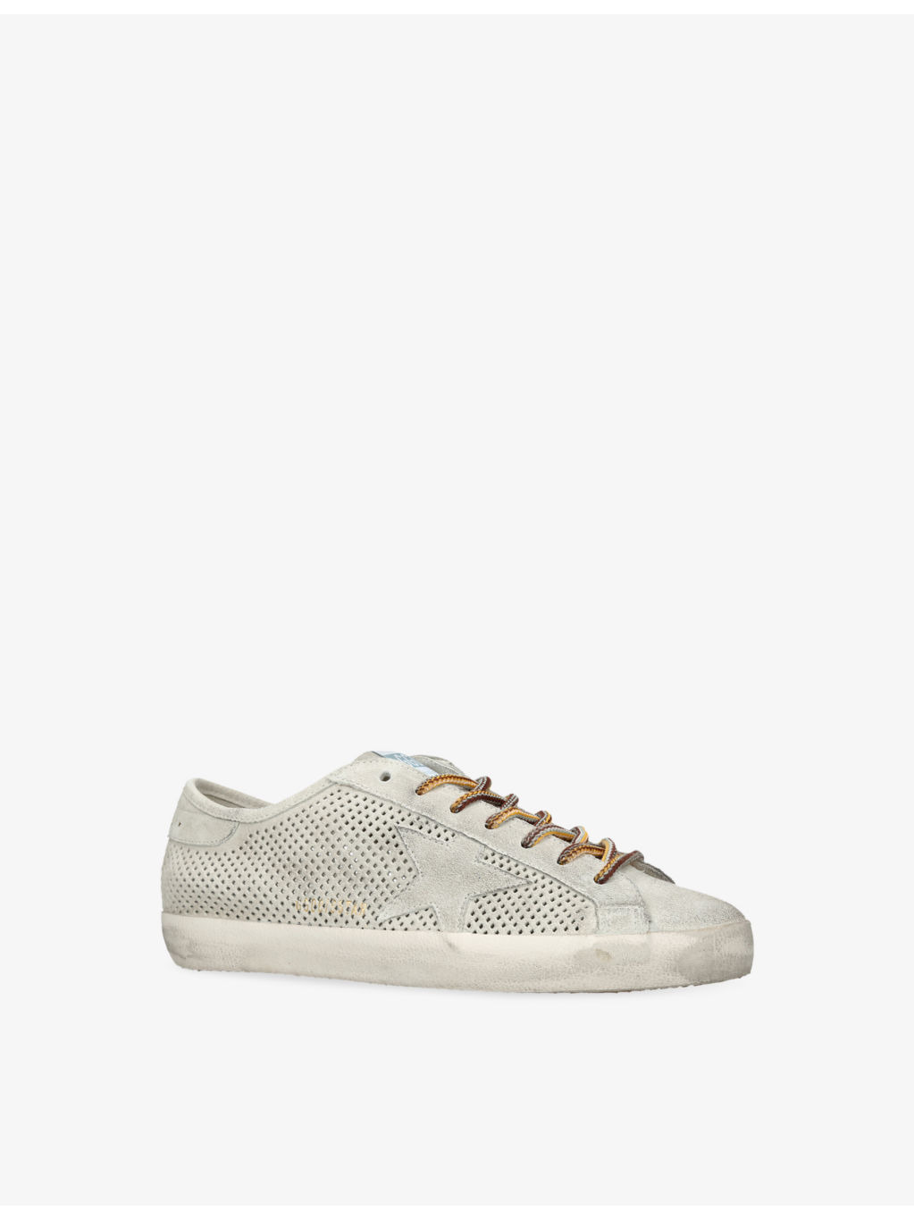 Men’s Super-Star Perforated Suede Low-Top Trainers - 3