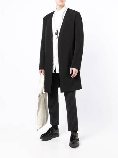 Yohji Yamamoto tailored longline wool blazer outlook