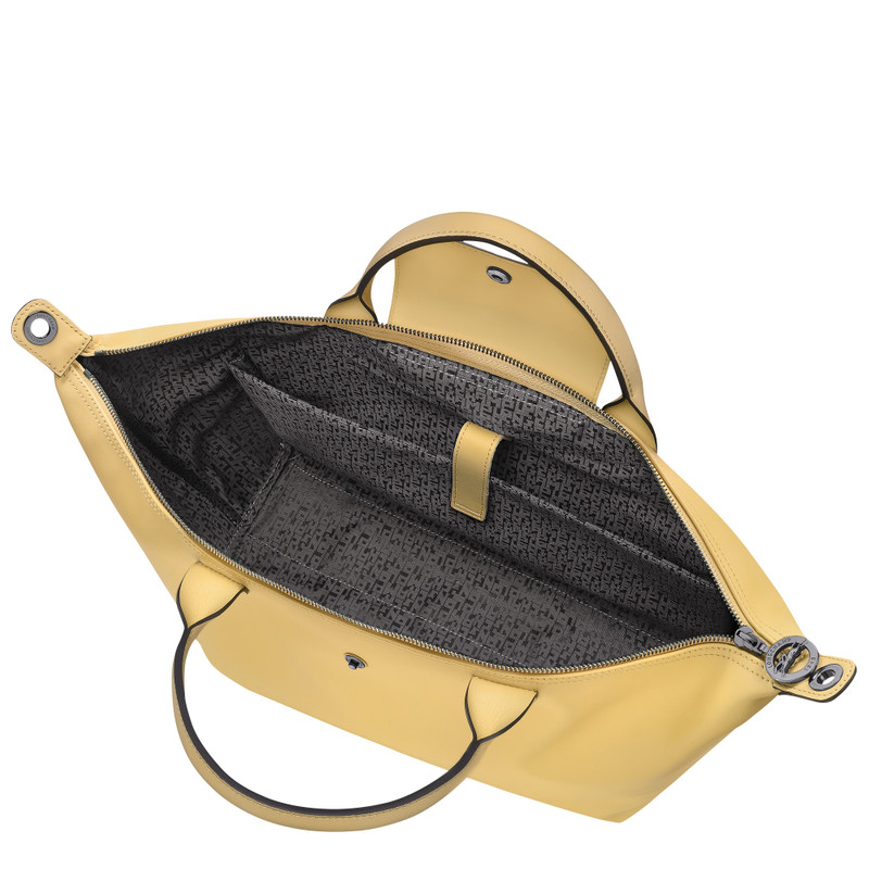 Le Pliage Xtra L Handbag Wheat - Leather 4