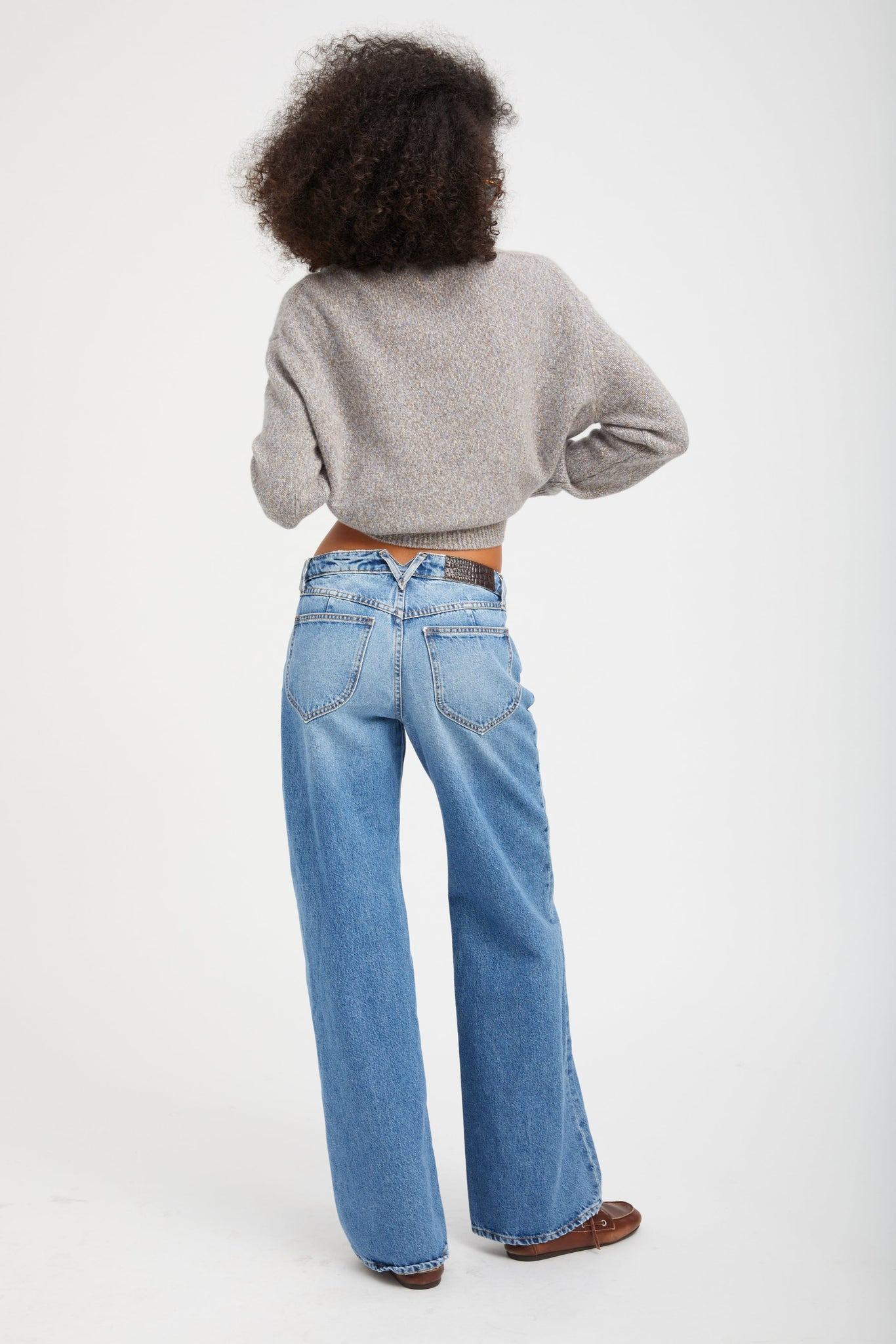 EDITH VINTAGE WIDE LEG DENIM - 5