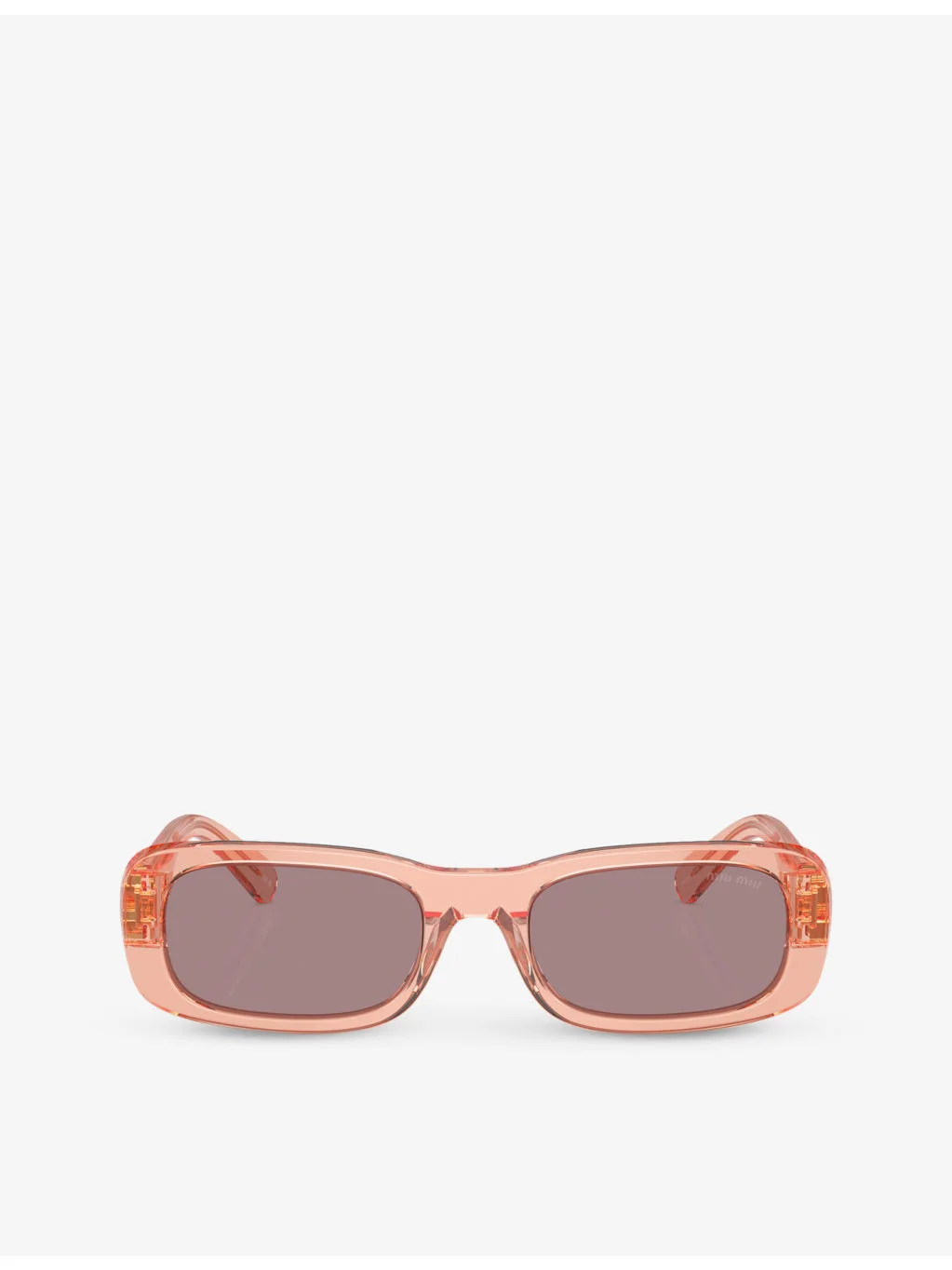 MU 08ZS oval-frame acetate sunglasses - 1