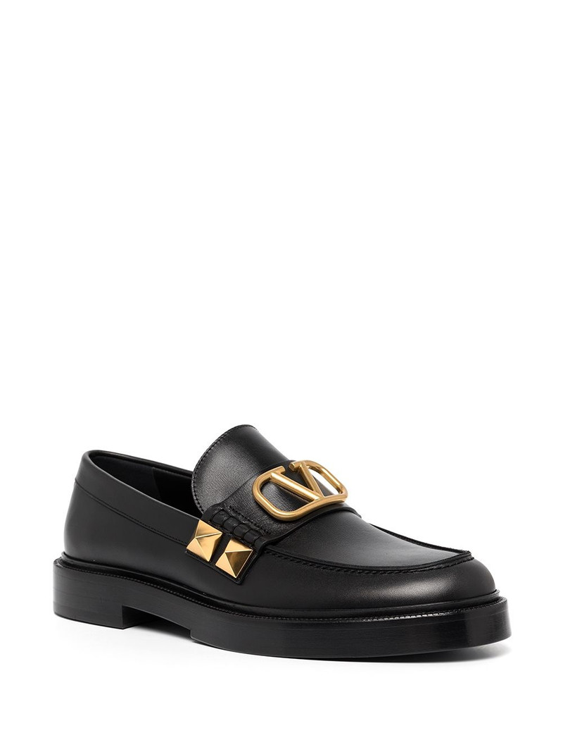 Valentino VLogo leather loafers outlook