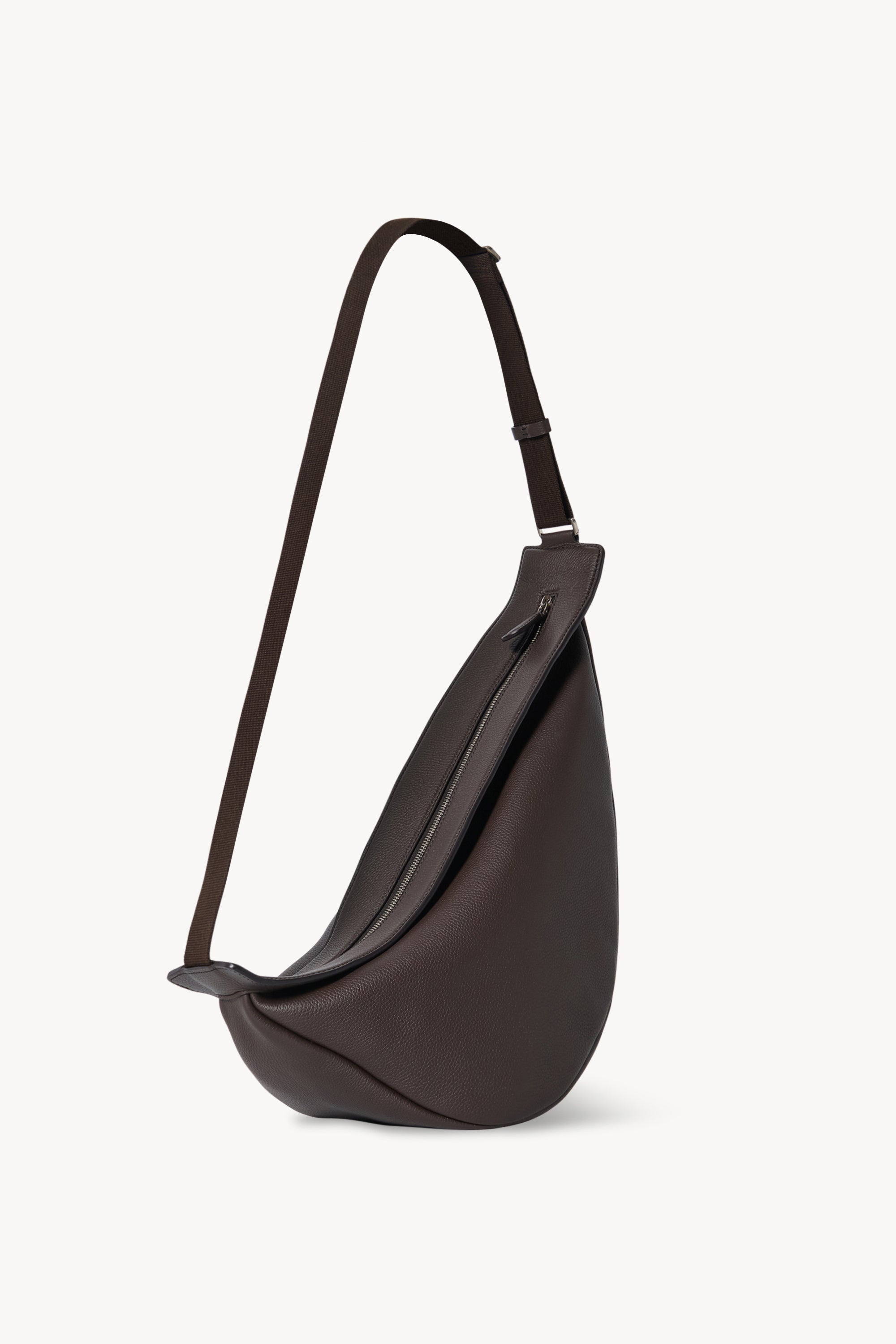 Large Slouchy Banana Bag in Leather - 2