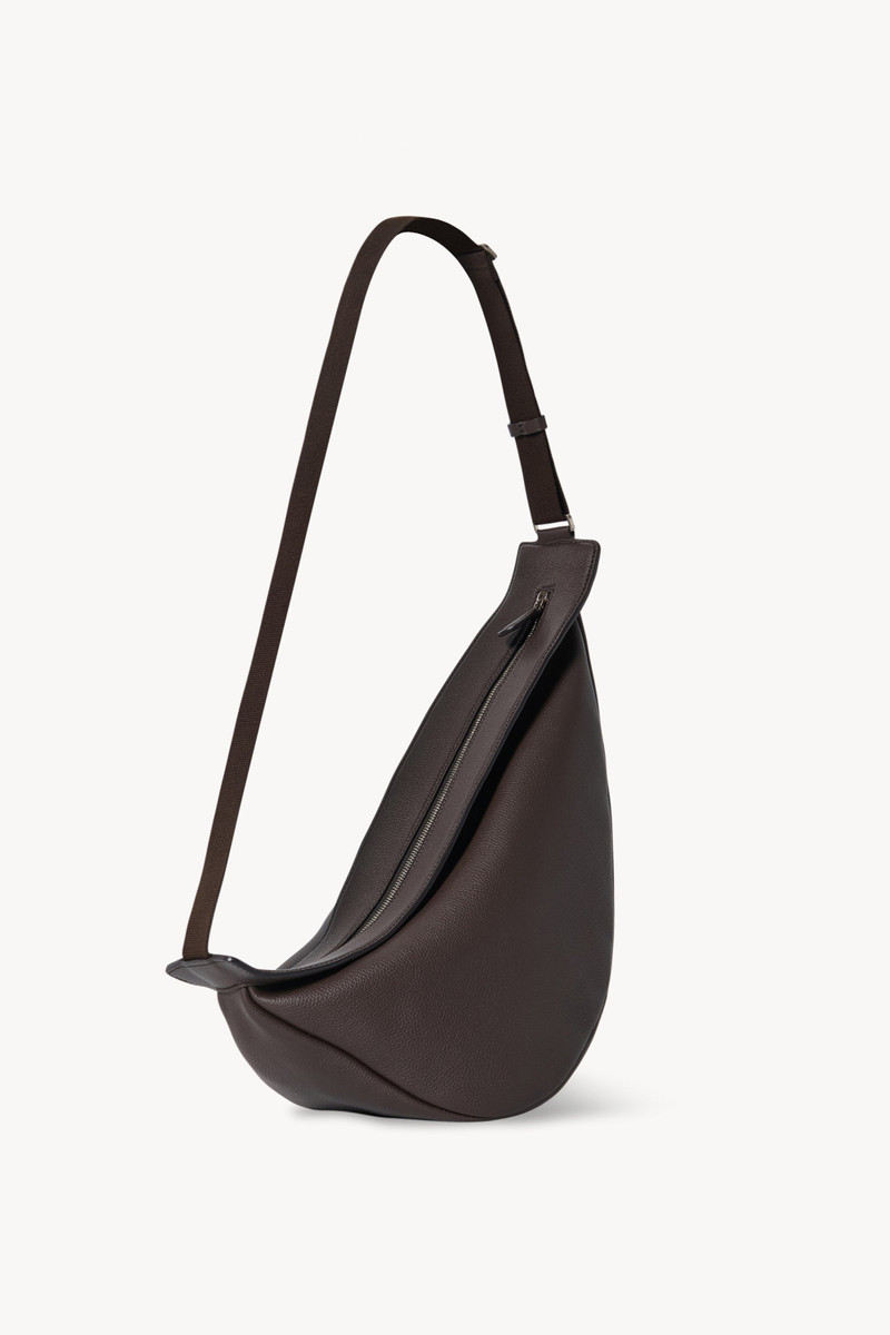 The Row Large Slouchy Banana Bag in Leather outlook