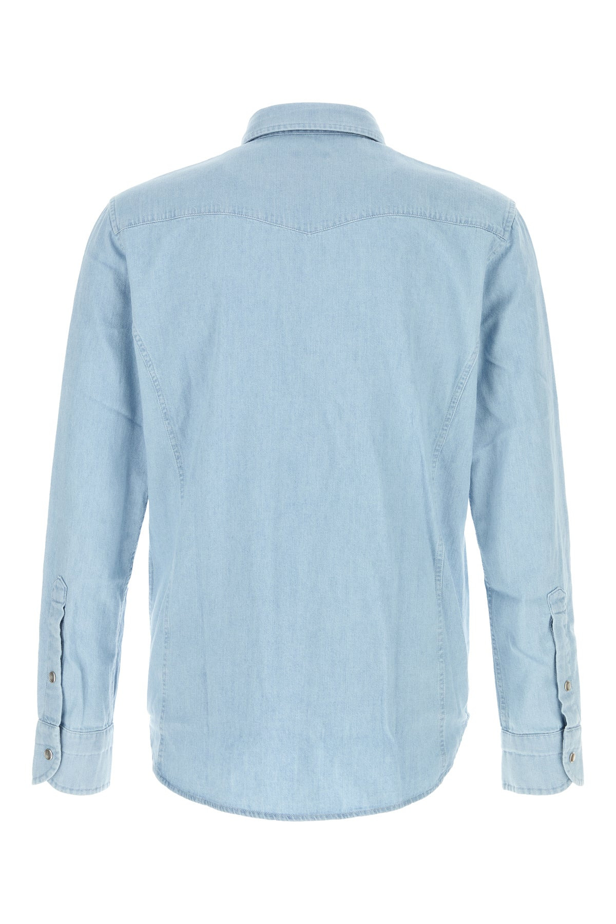 Light-blue denim shirt - 2