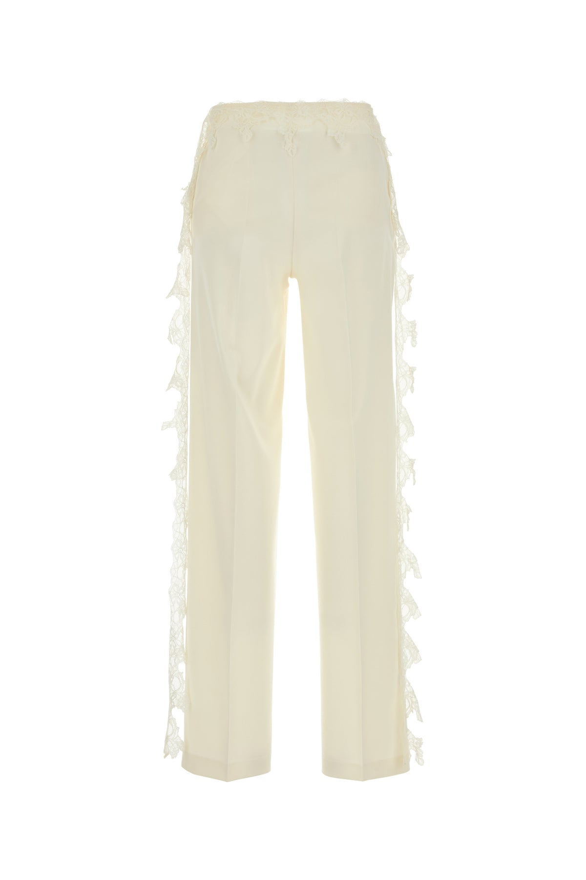 White stretch twill pant - 2