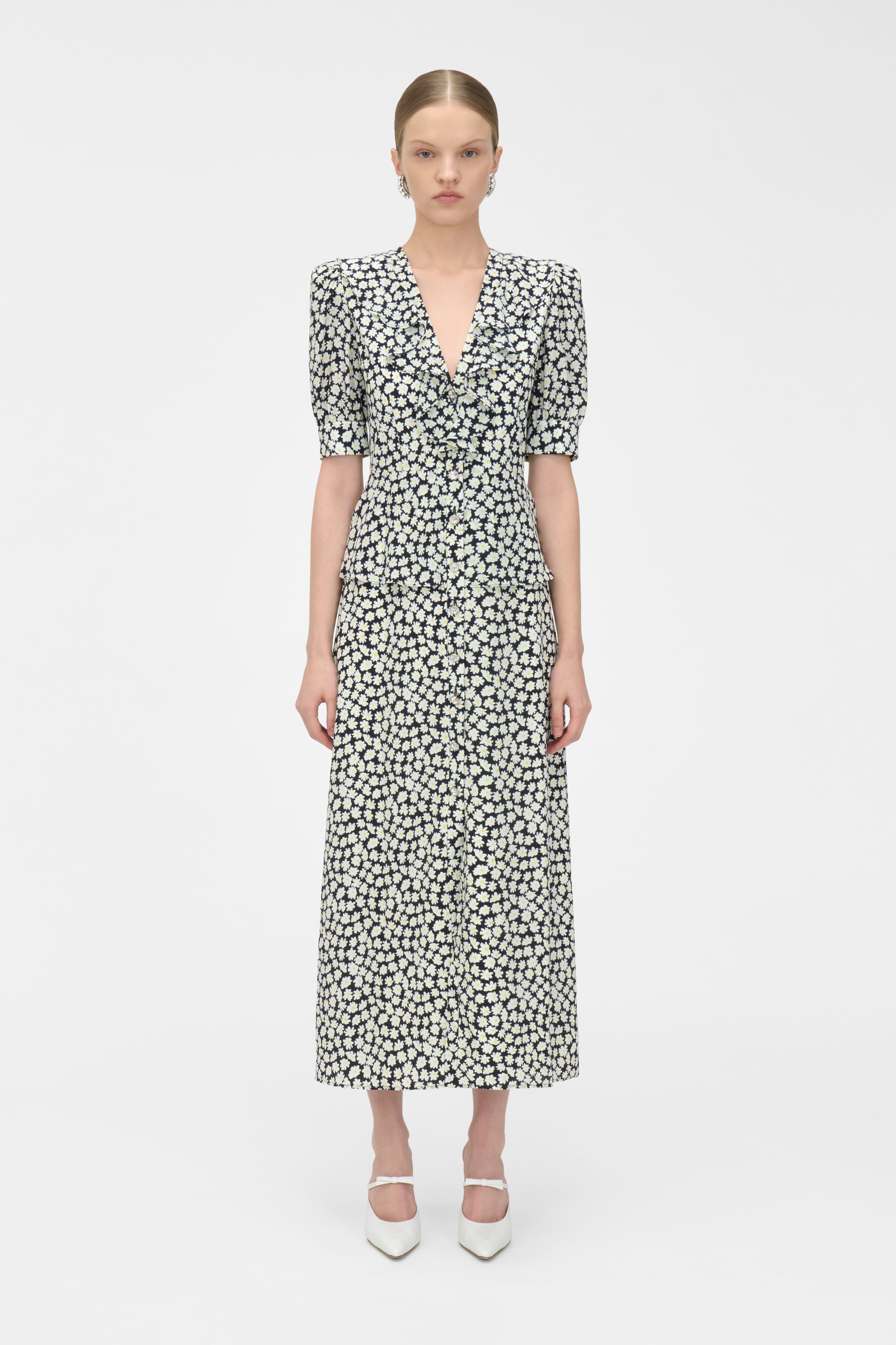 SMALL FLOWERS PRINT DRESS - 3