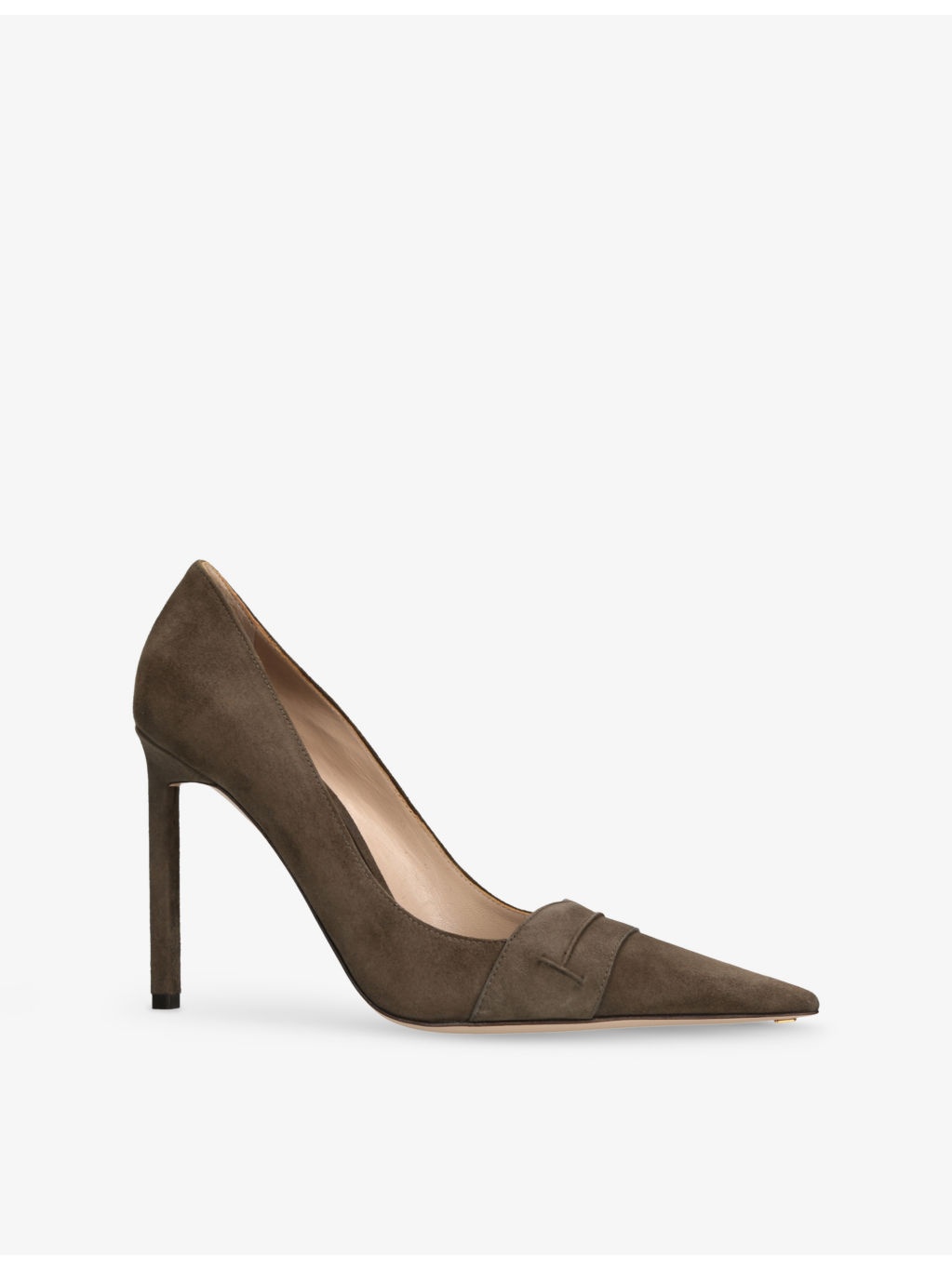 Eva 105 Suede Heeled Pumps - 3