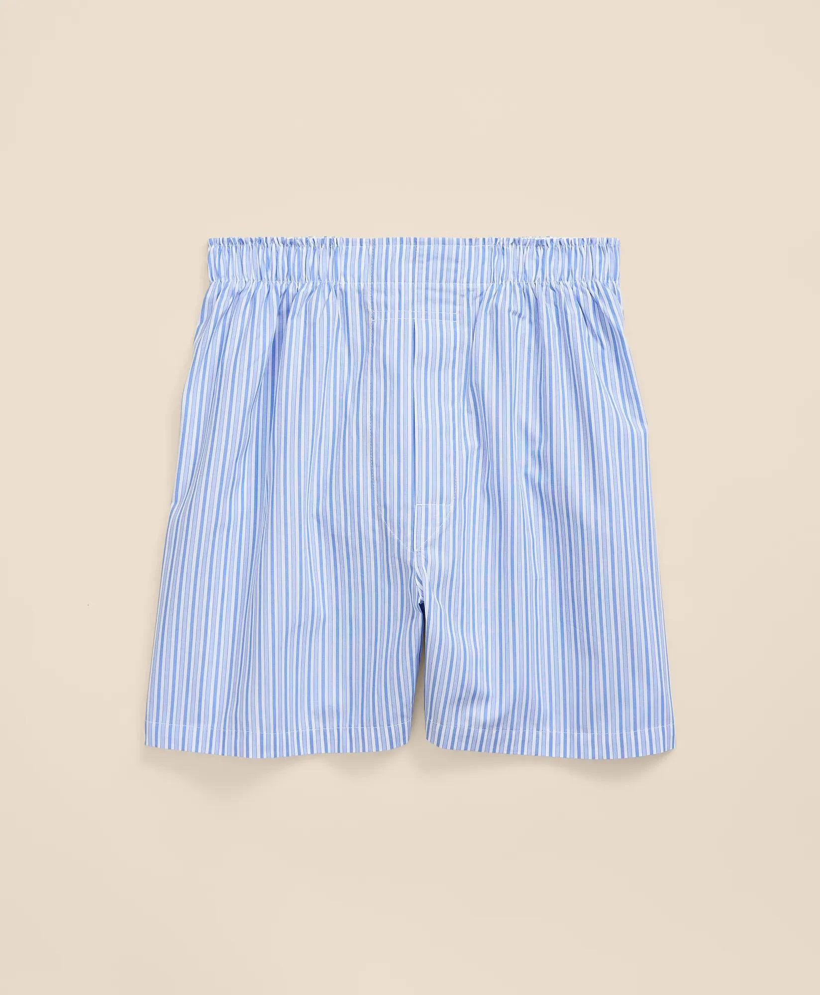Cotton Broadcloth Striped Boxers - 1