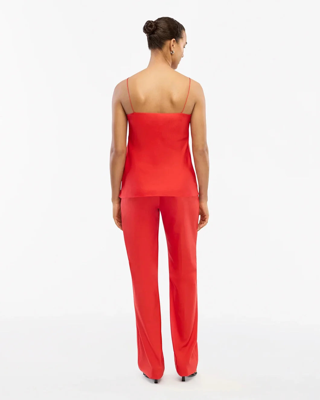 SILK CAMISOLE RED - 4