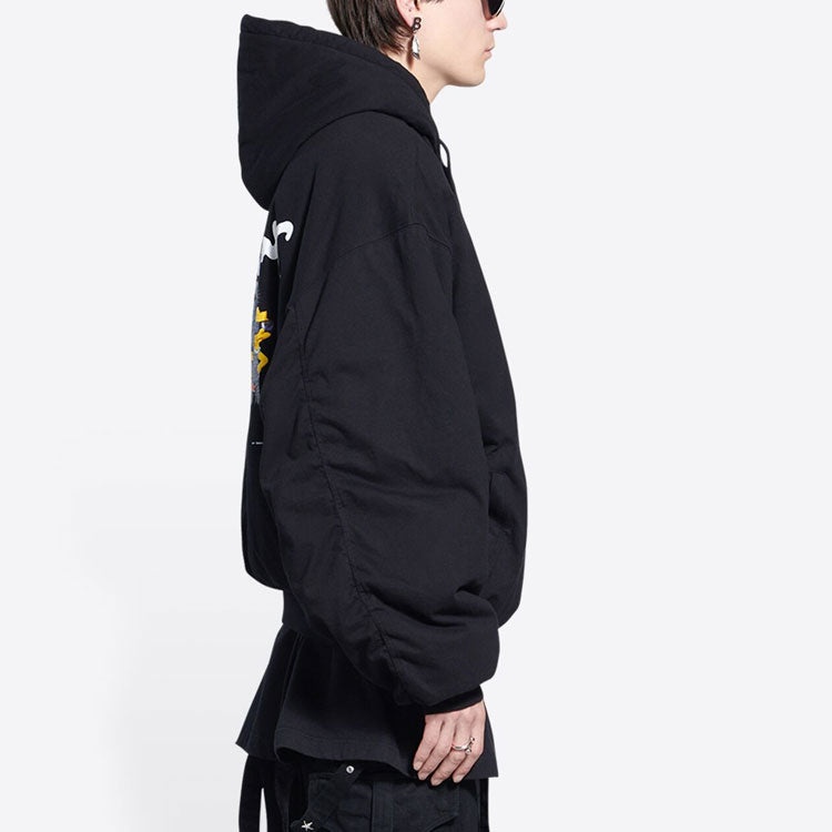 Balenciaga x The Simpsons Padded Bomber Hoodie 'Black' 657115TLVG71000 - 6