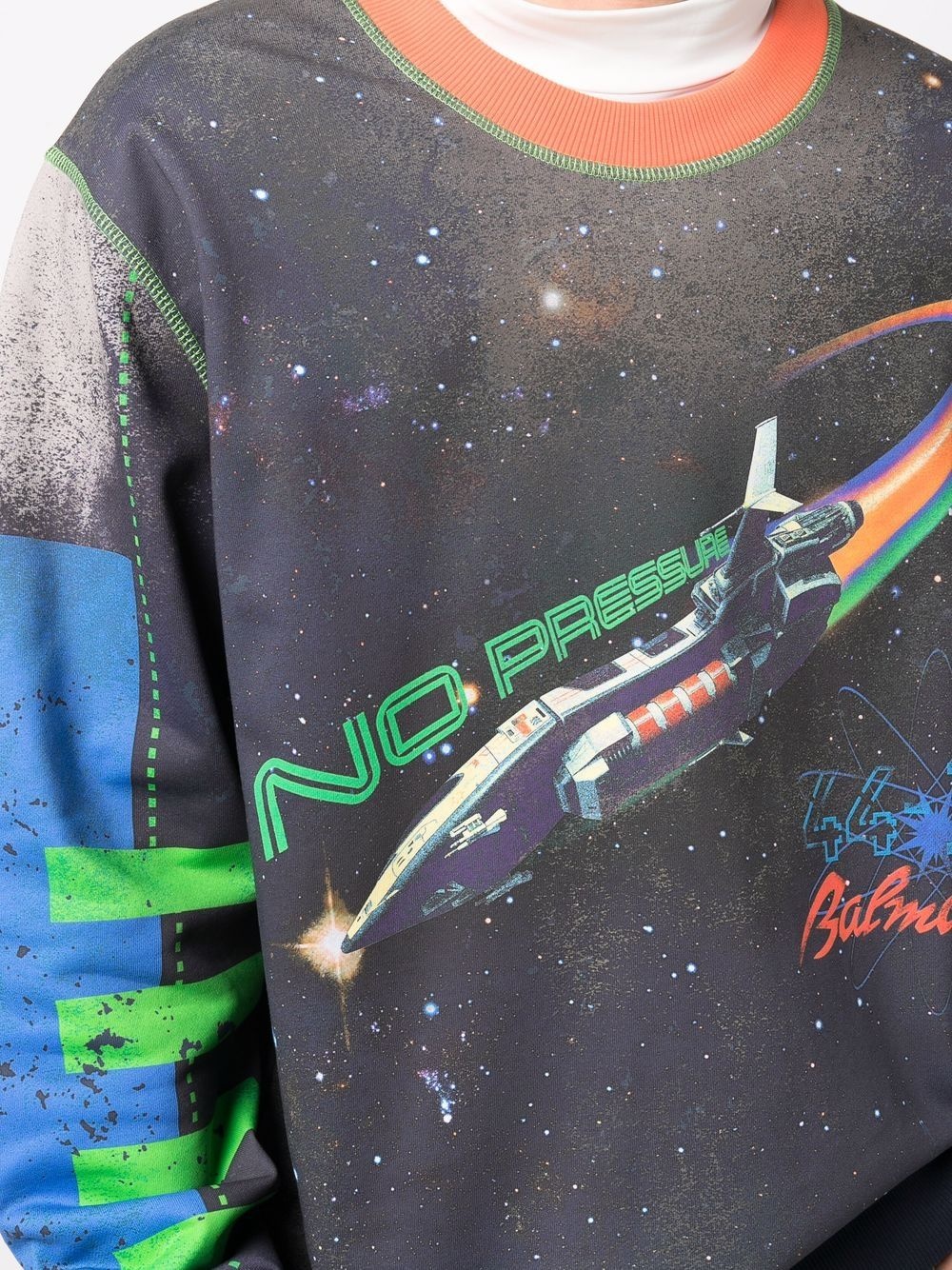 No Pressure spaceship sweatshirt - 5