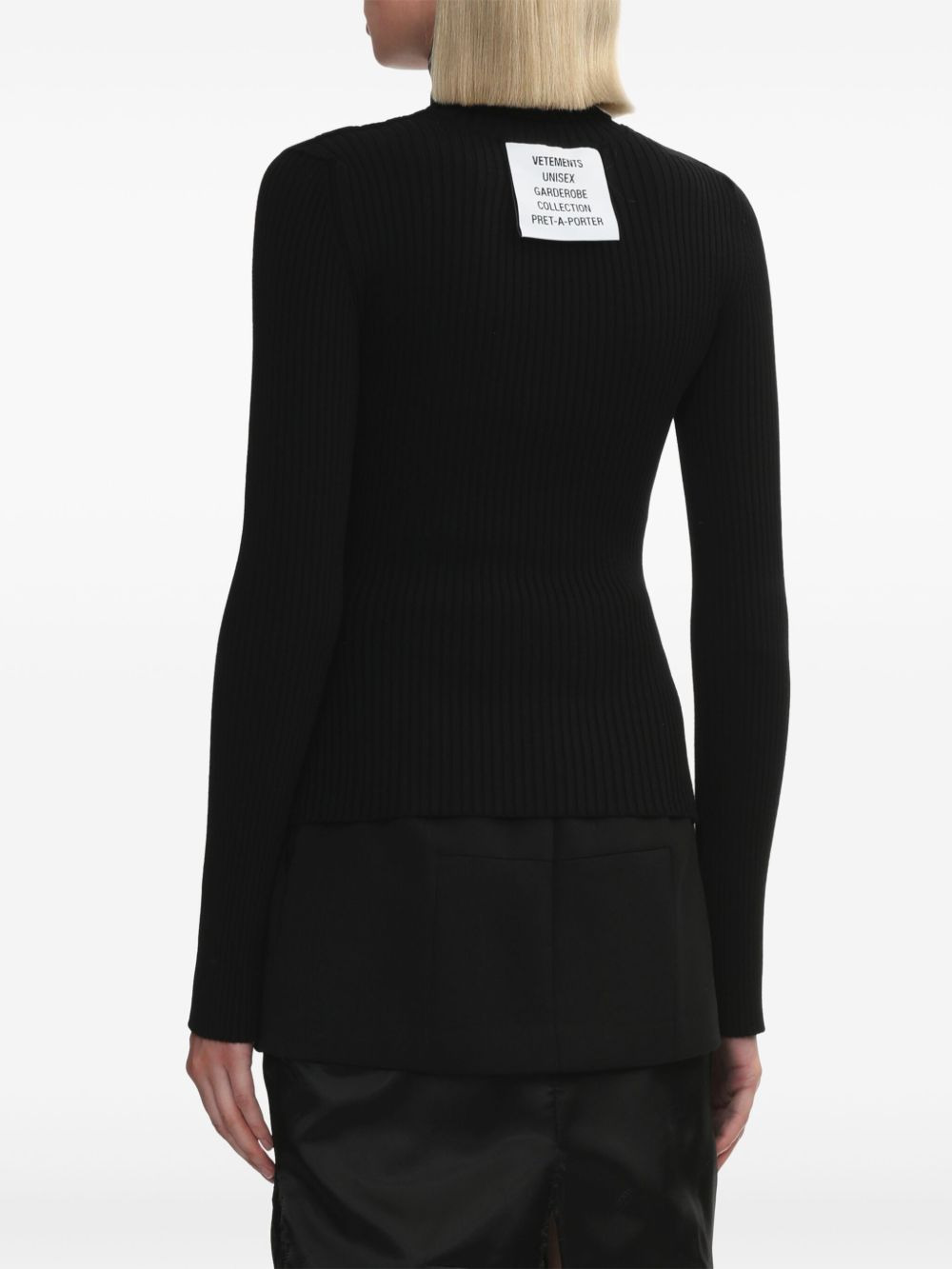 Inside-out wool sweater - 4