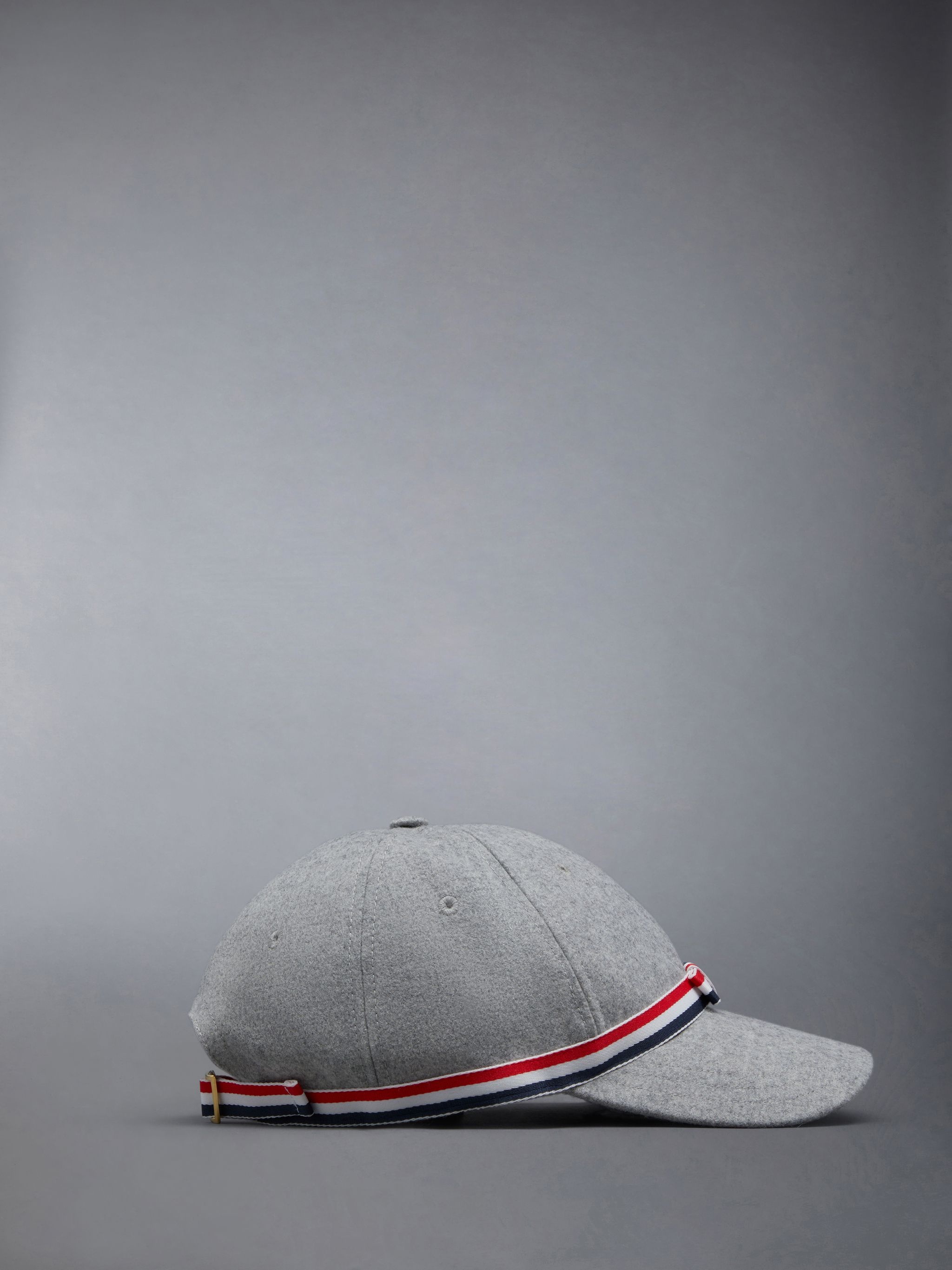 Wool Flannel Grosgrain Bow Baseball Cap - 5