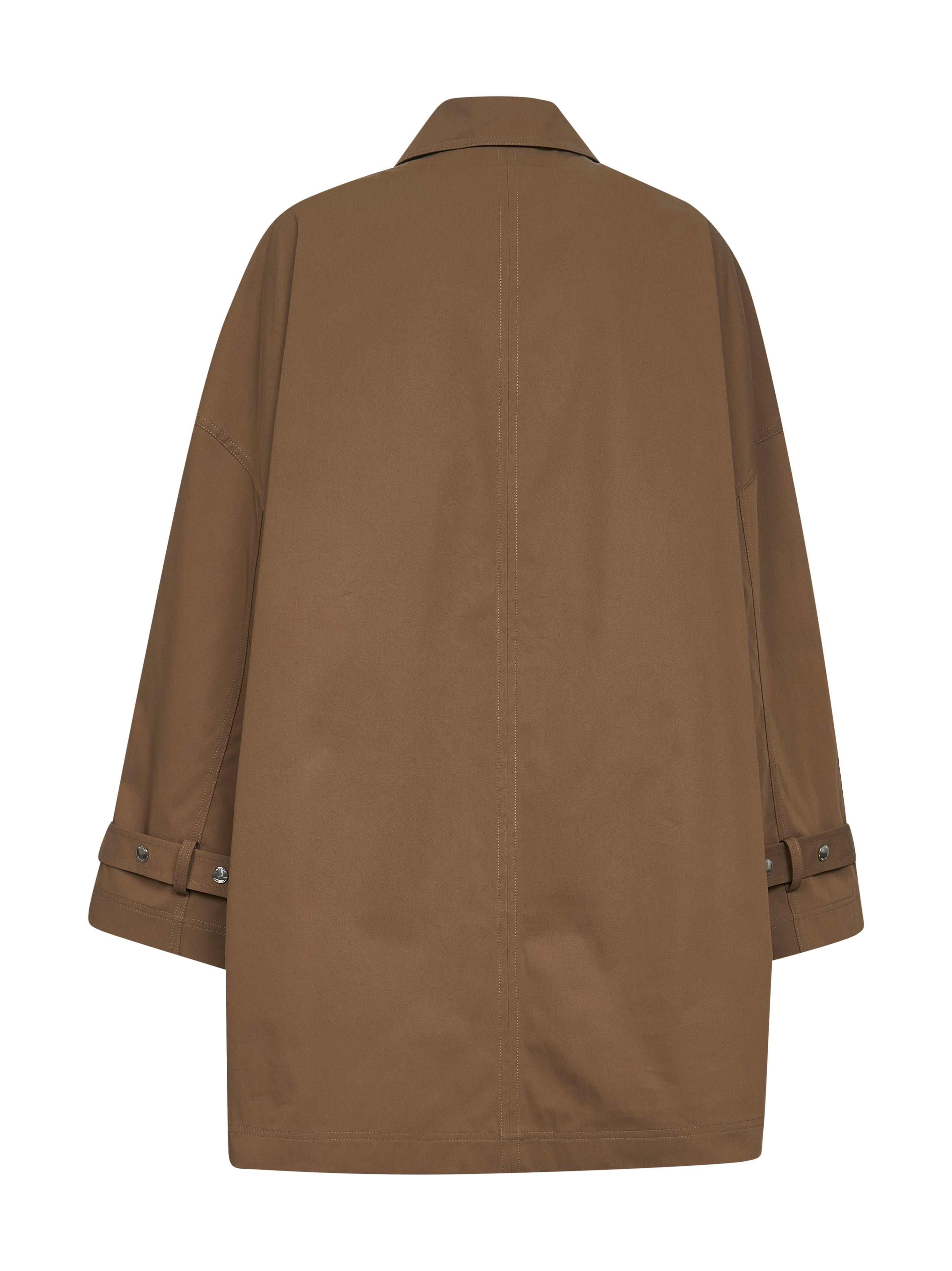 Hazel organic cotton oversized trench jacket - 2