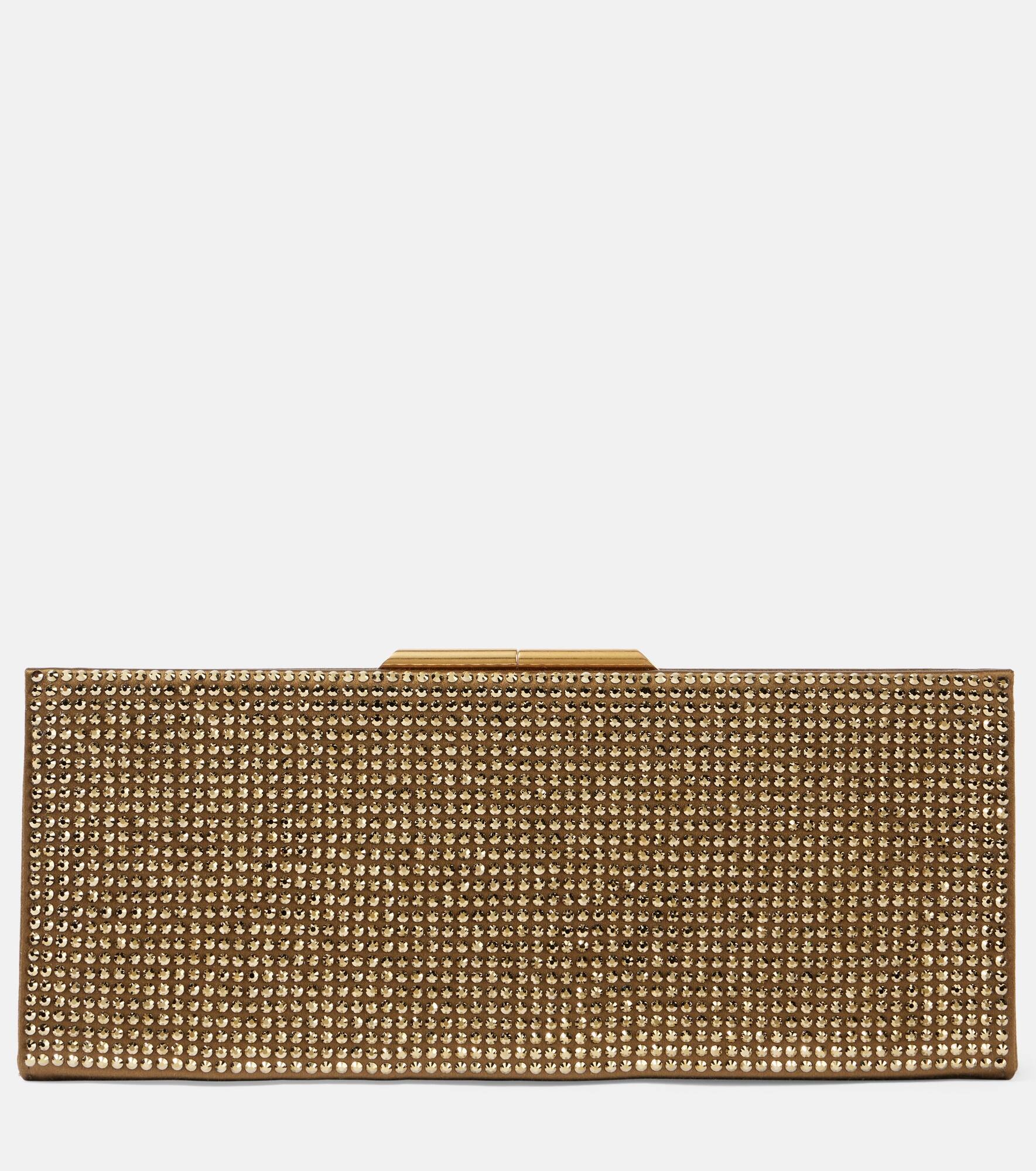 Midnight Small crystal-embellished clutch - 1