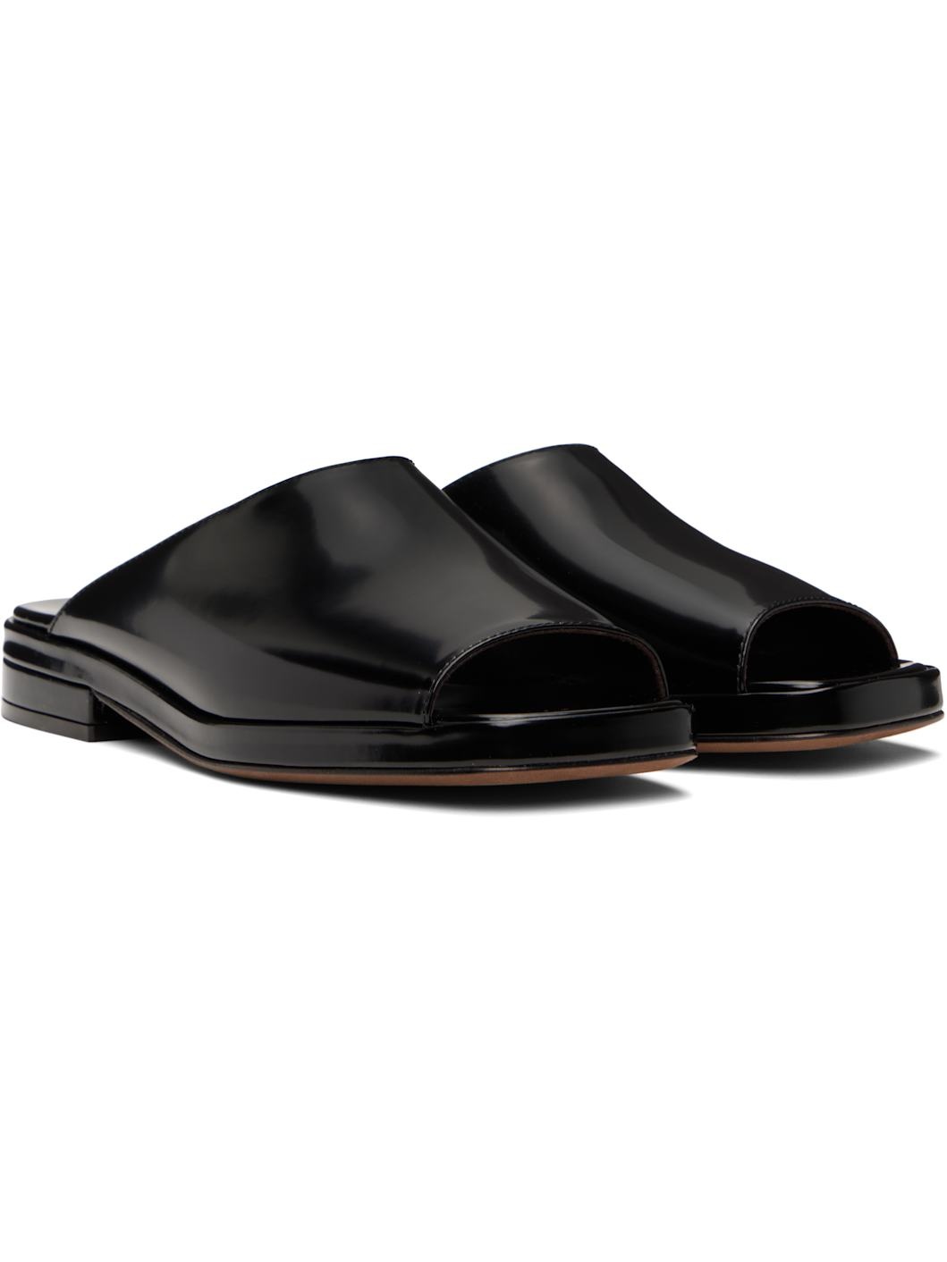 Black Emi Mules - 4