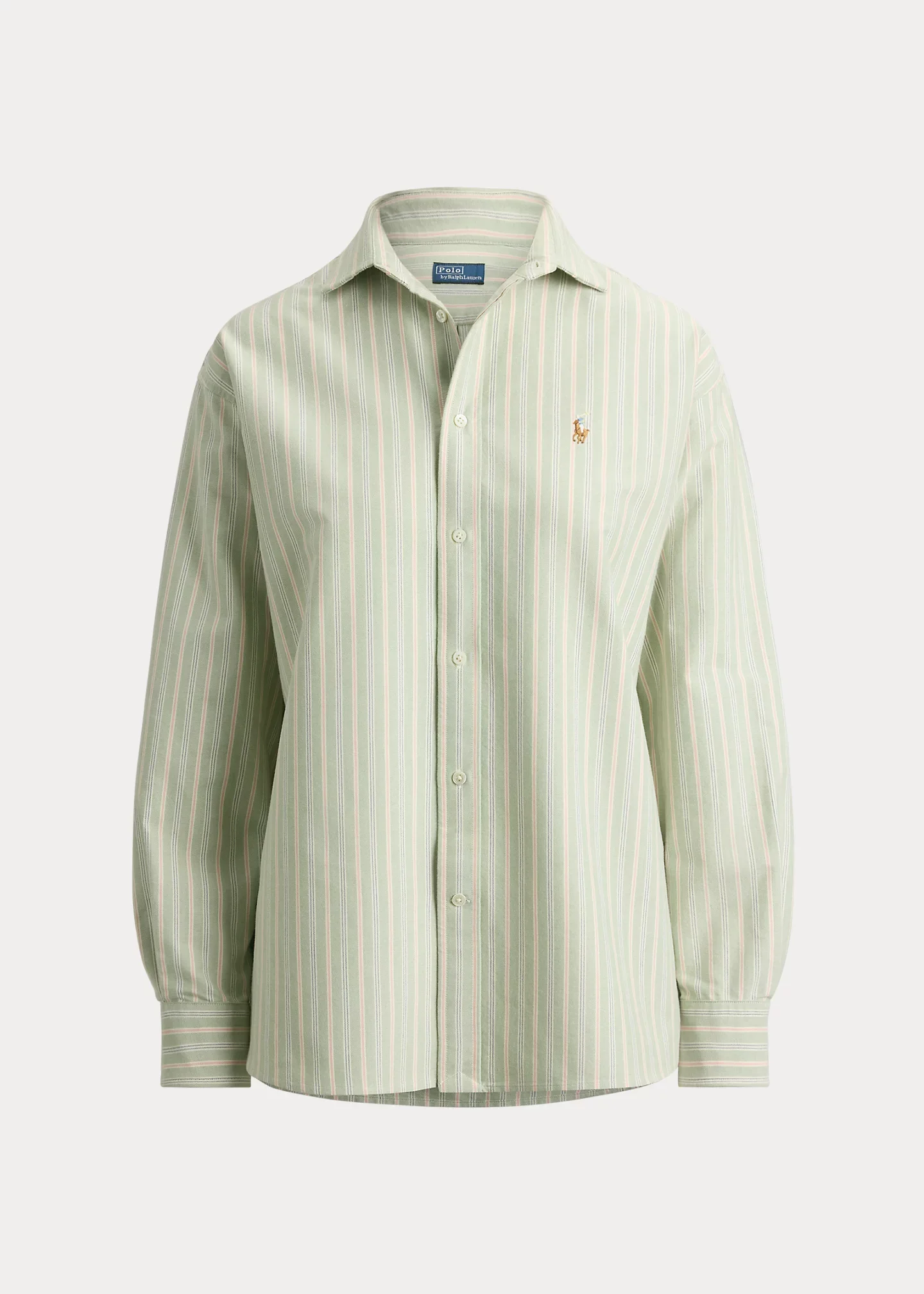 Relaxed Fit Cotton Oxford Shirt - 1