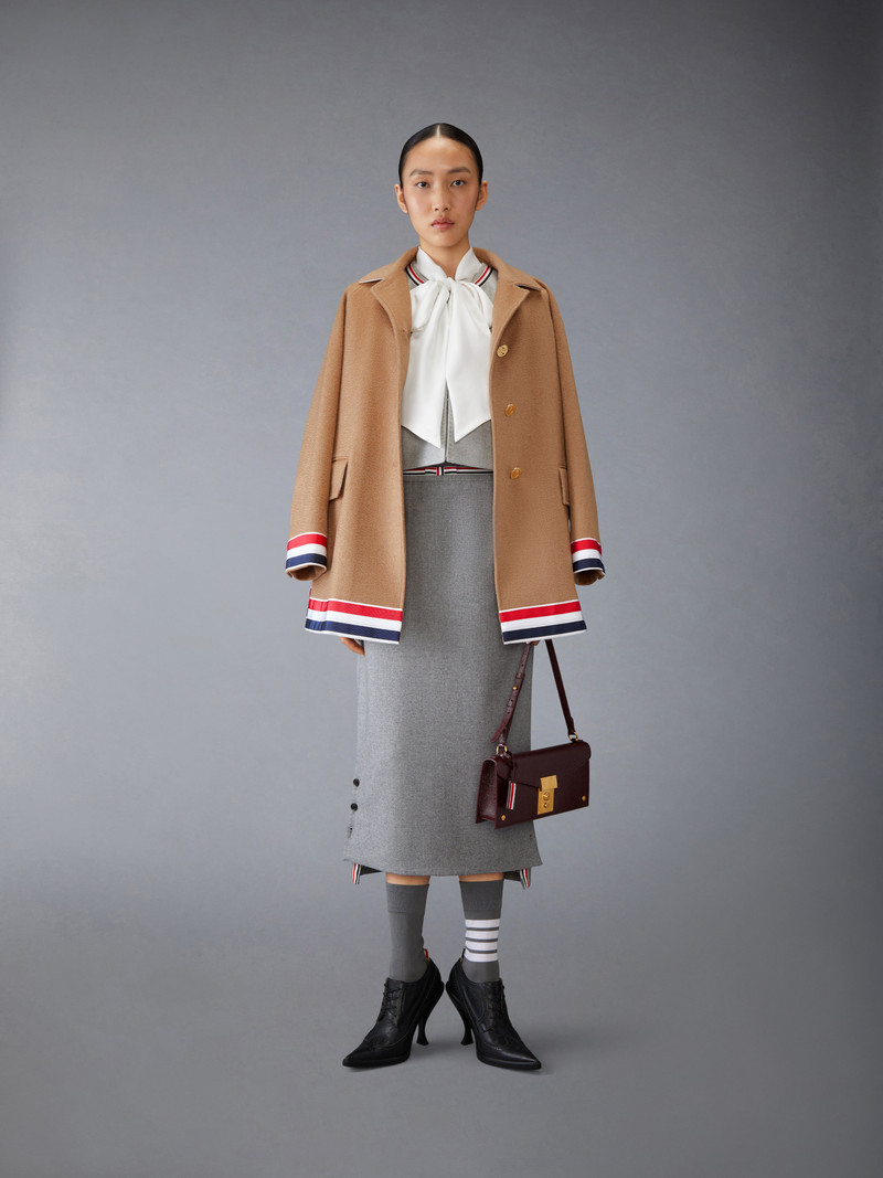 CAMEL HAIR CROPPED CAR COAT 4