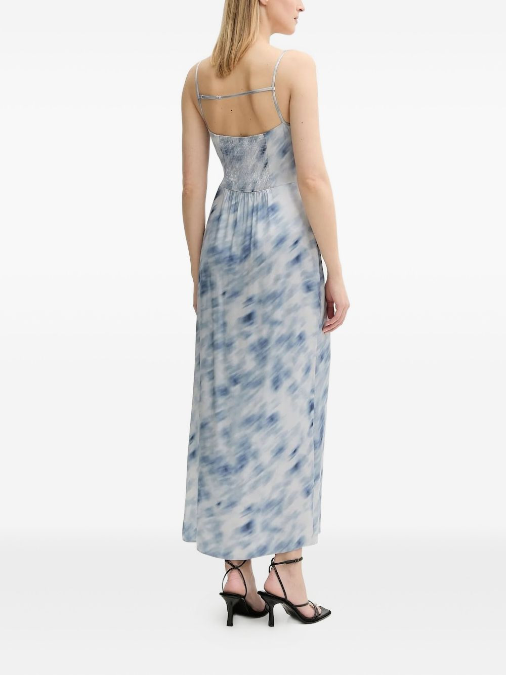 Sasage side-split maxi dress - 4