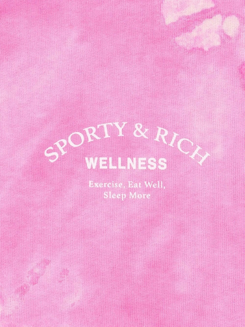 Sporty & Rich Wellness Studio tie-dye T-shirt outlook