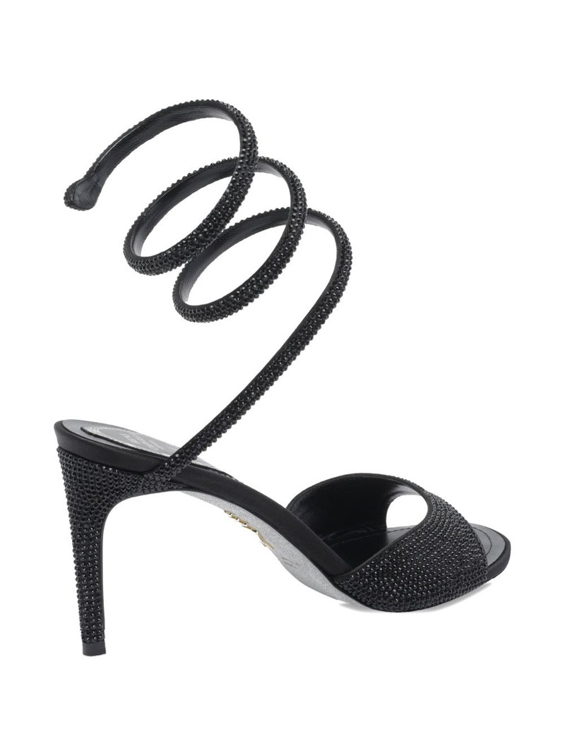 100mm crystal-embellished heeled sandals 4