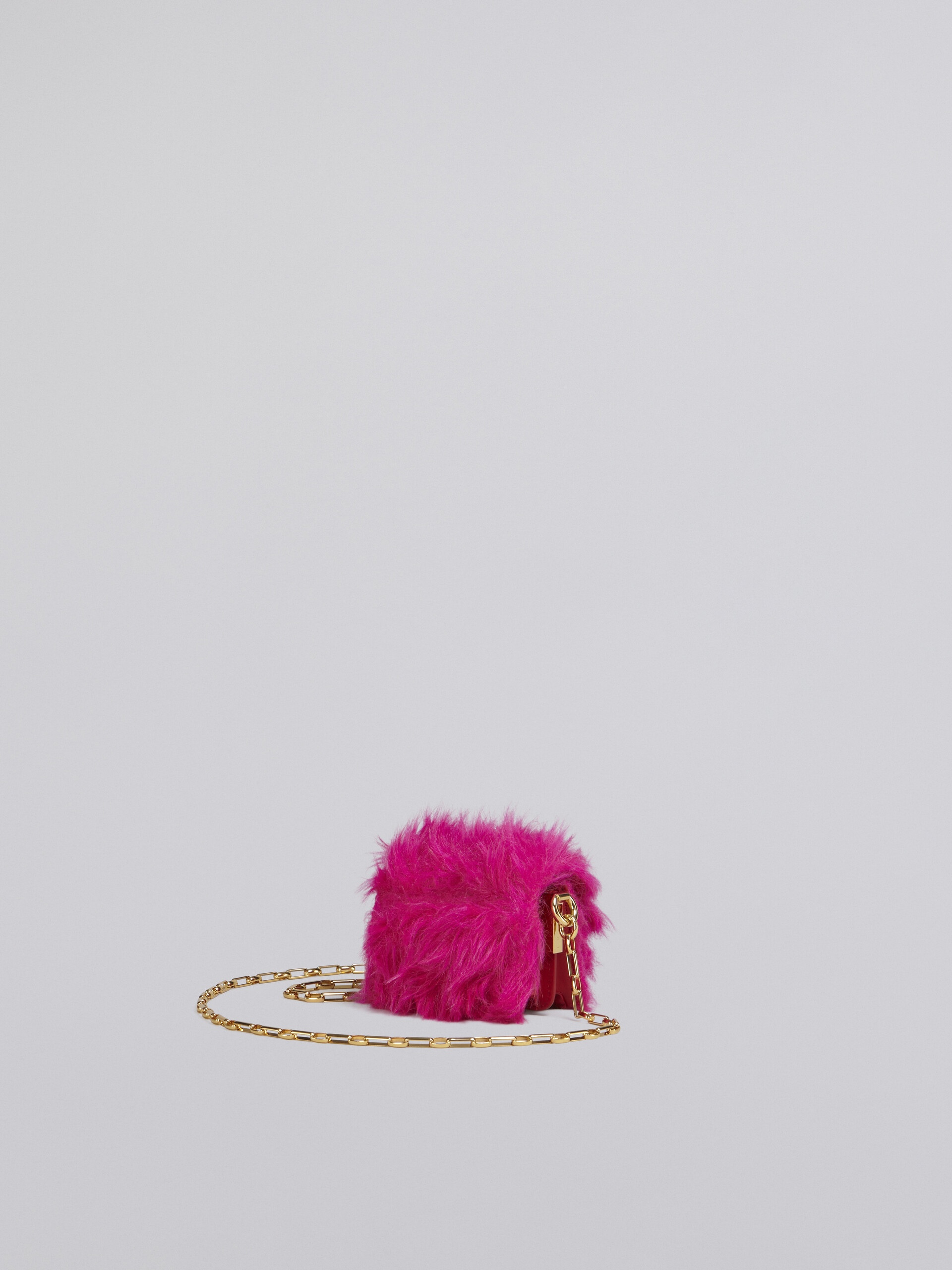 TRUNK BAG IN TEDDY AND CALF LEATHER - 3