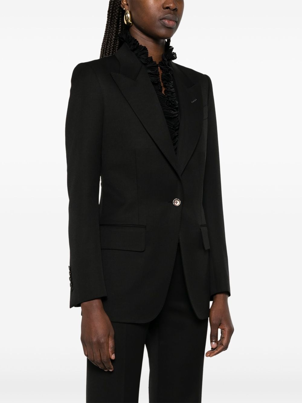 single-breasted blazer - 3