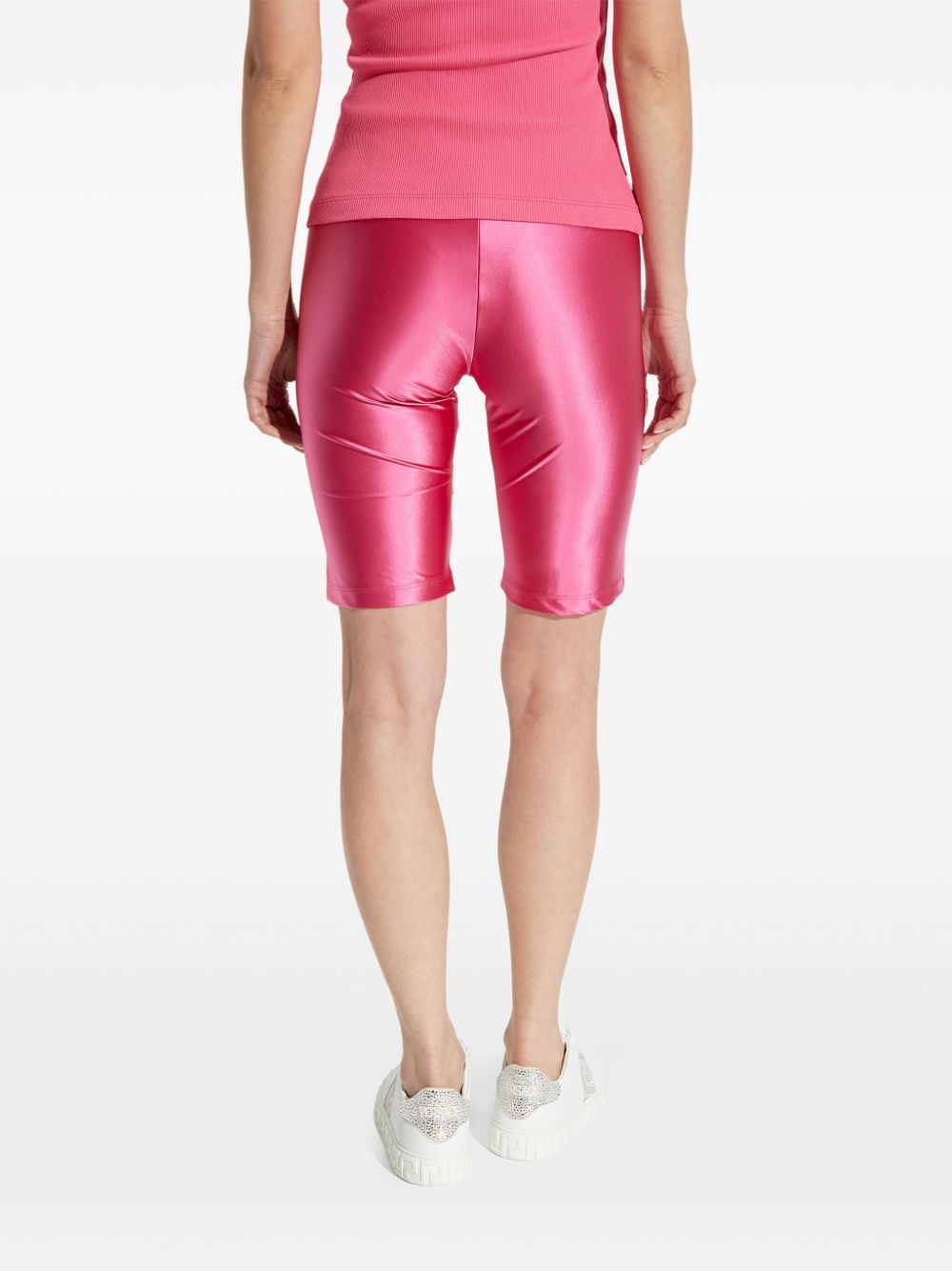 logo-print shorts - 4