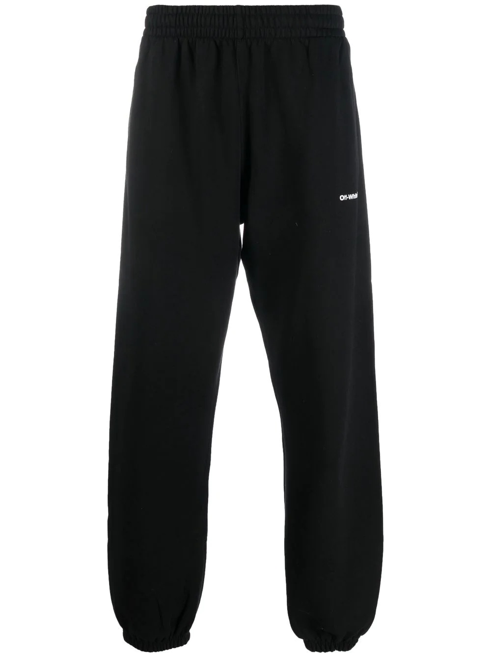 Wave Diag-stripe cotton track pants - 1