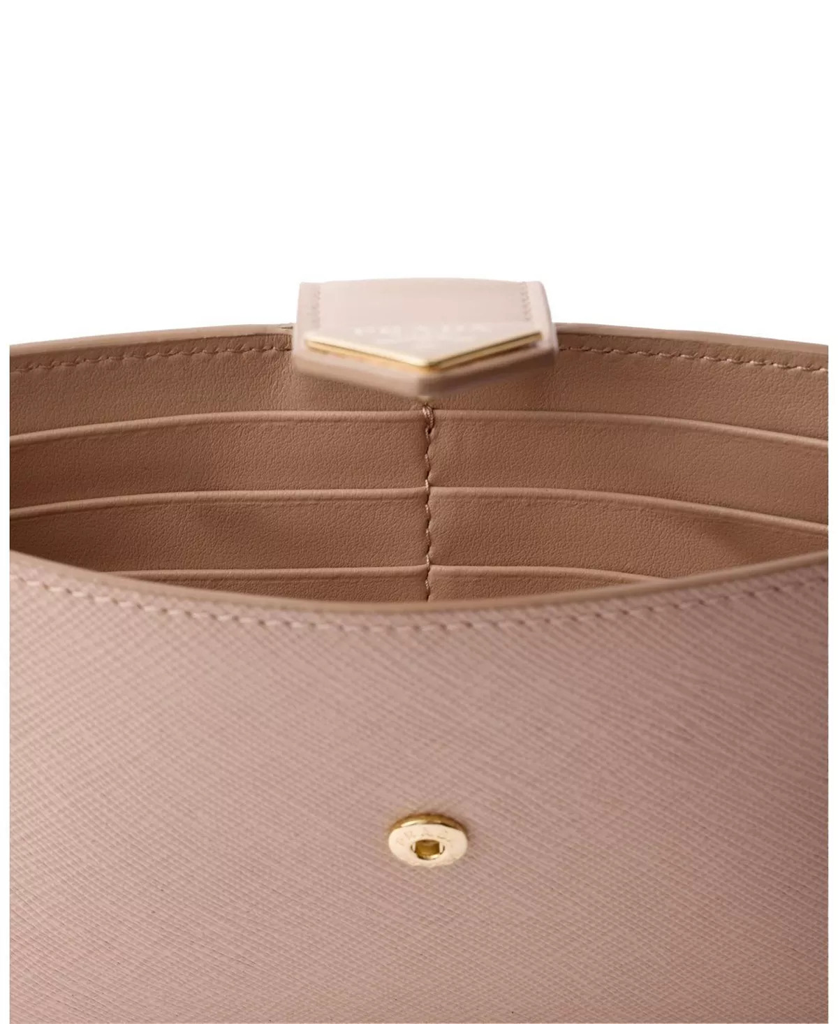 Large Saffiano And Leather Wallet - 2