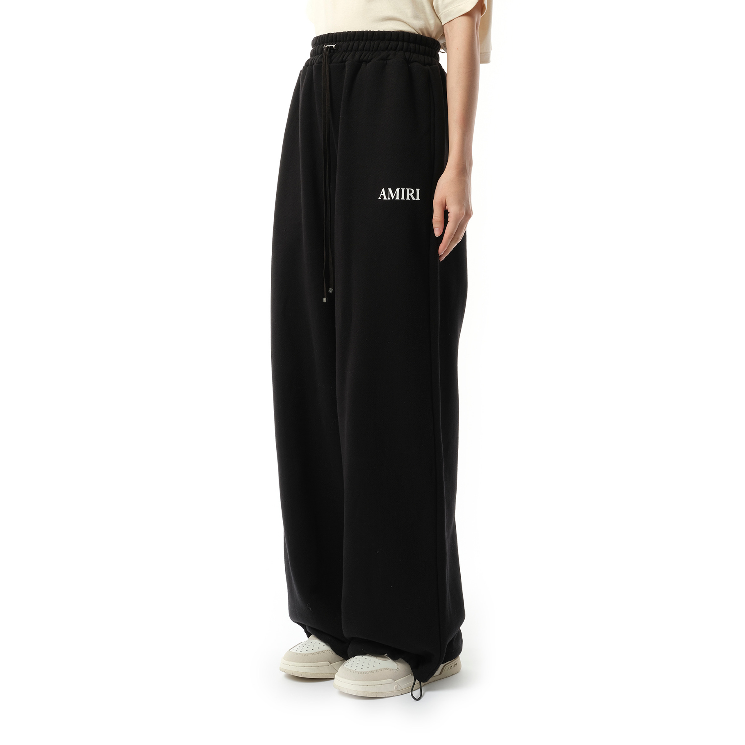 Core logo Flare Sweatpant in Black - 5